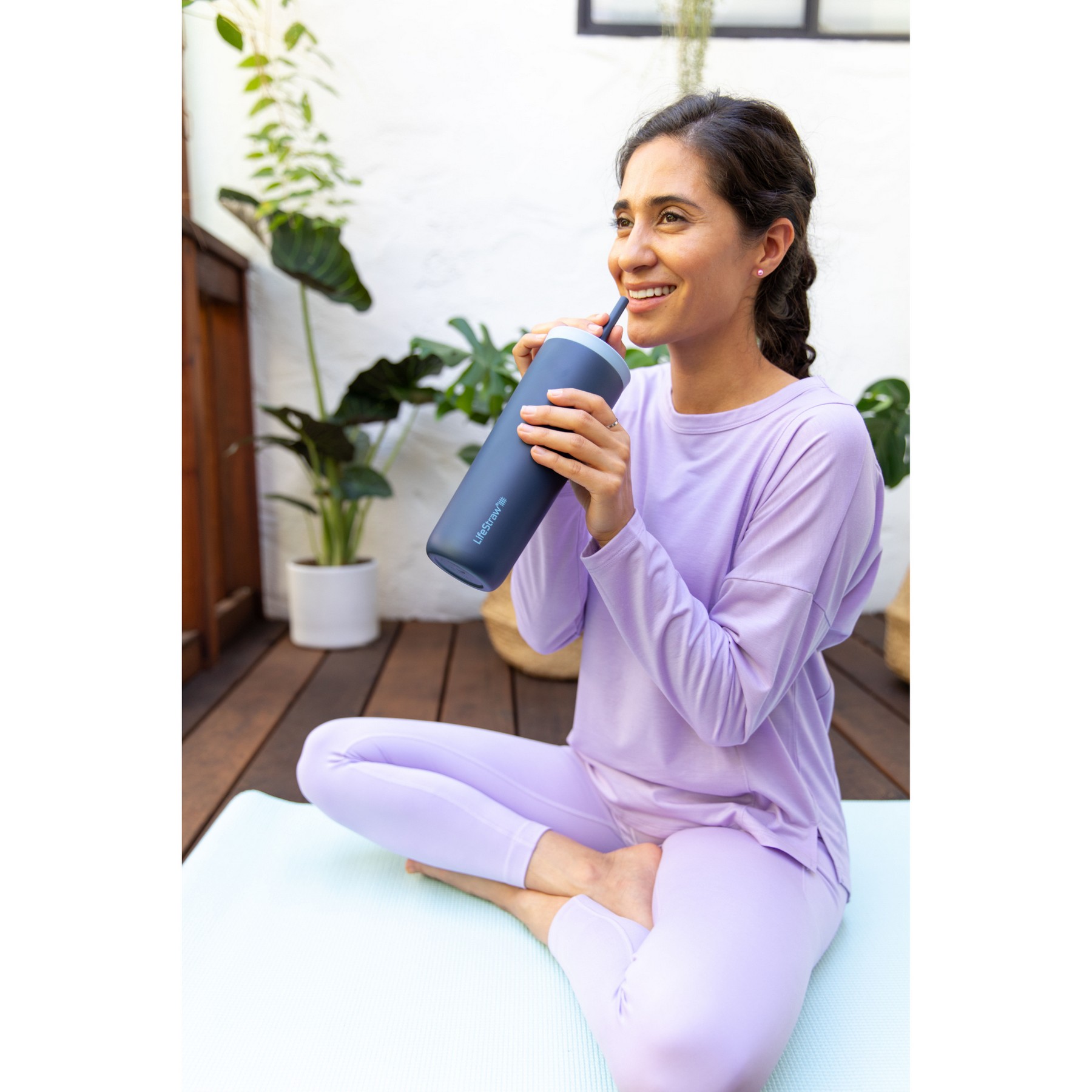 Picture of LifeStraw Go Series Tumbler - 18 Oz (Stainless) - Aegean