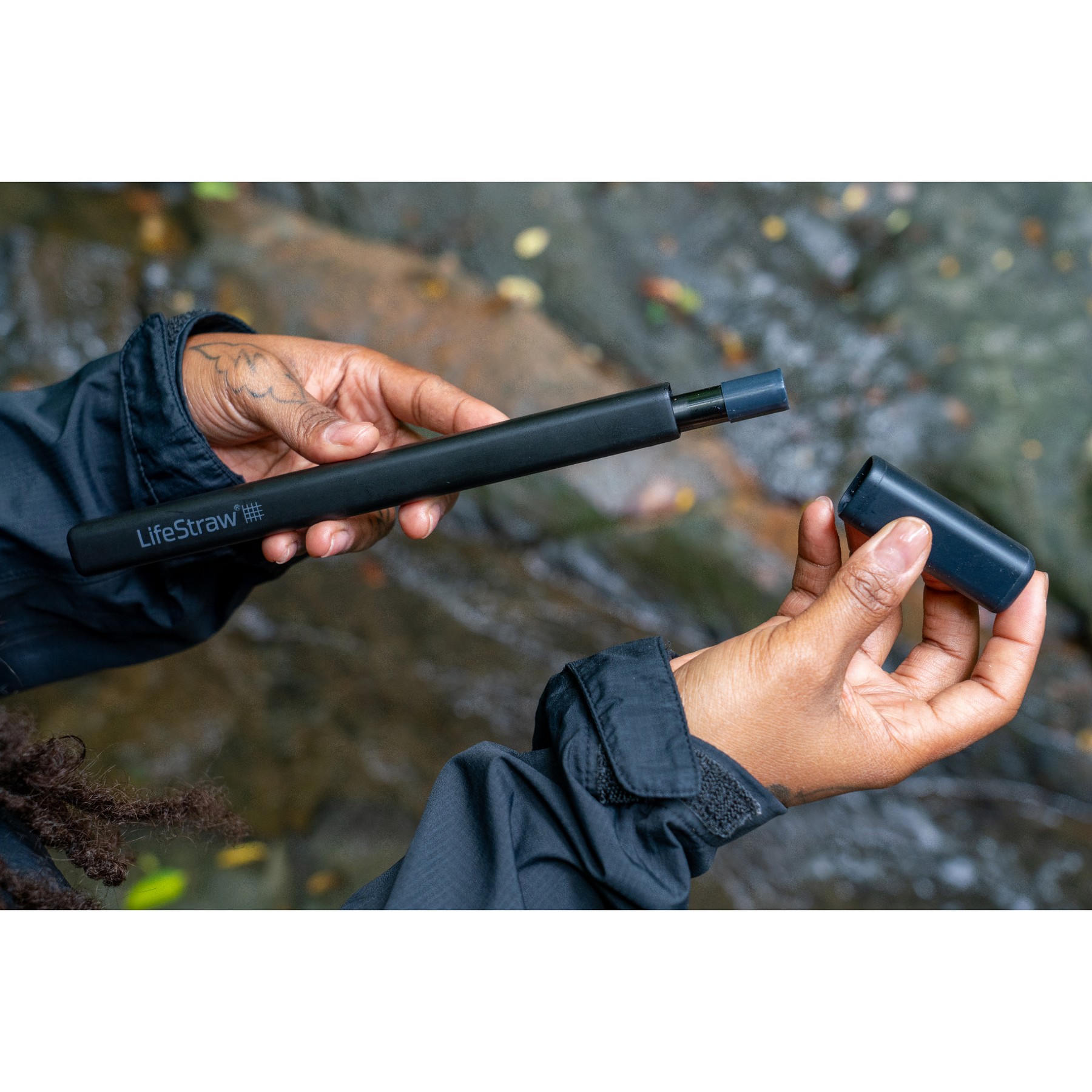 Picture of LifeStraw Sip Single (Stainless) - Obsidian