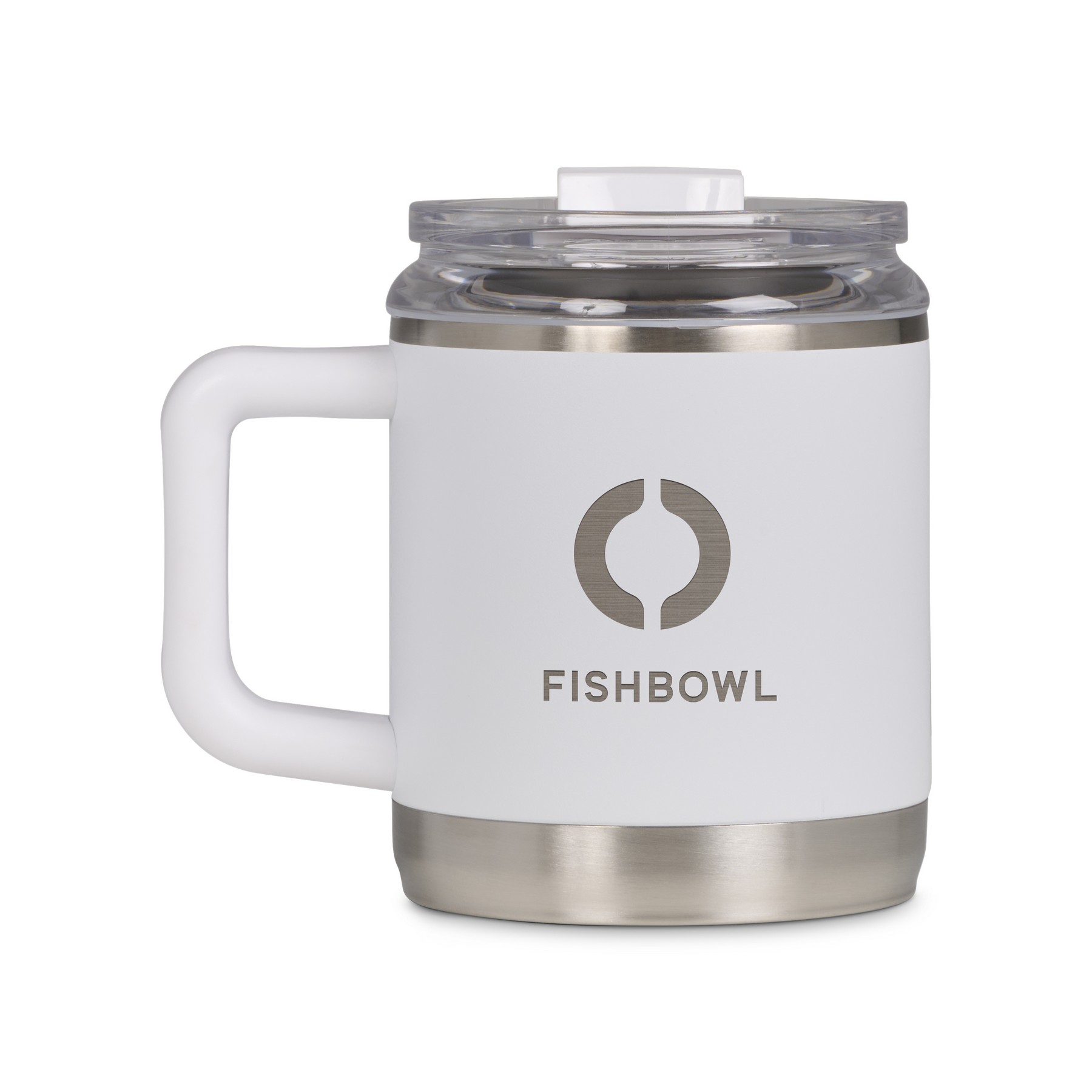 Picture of Igloo Recycled Stainless Steel Mug - 15 Oz. - White