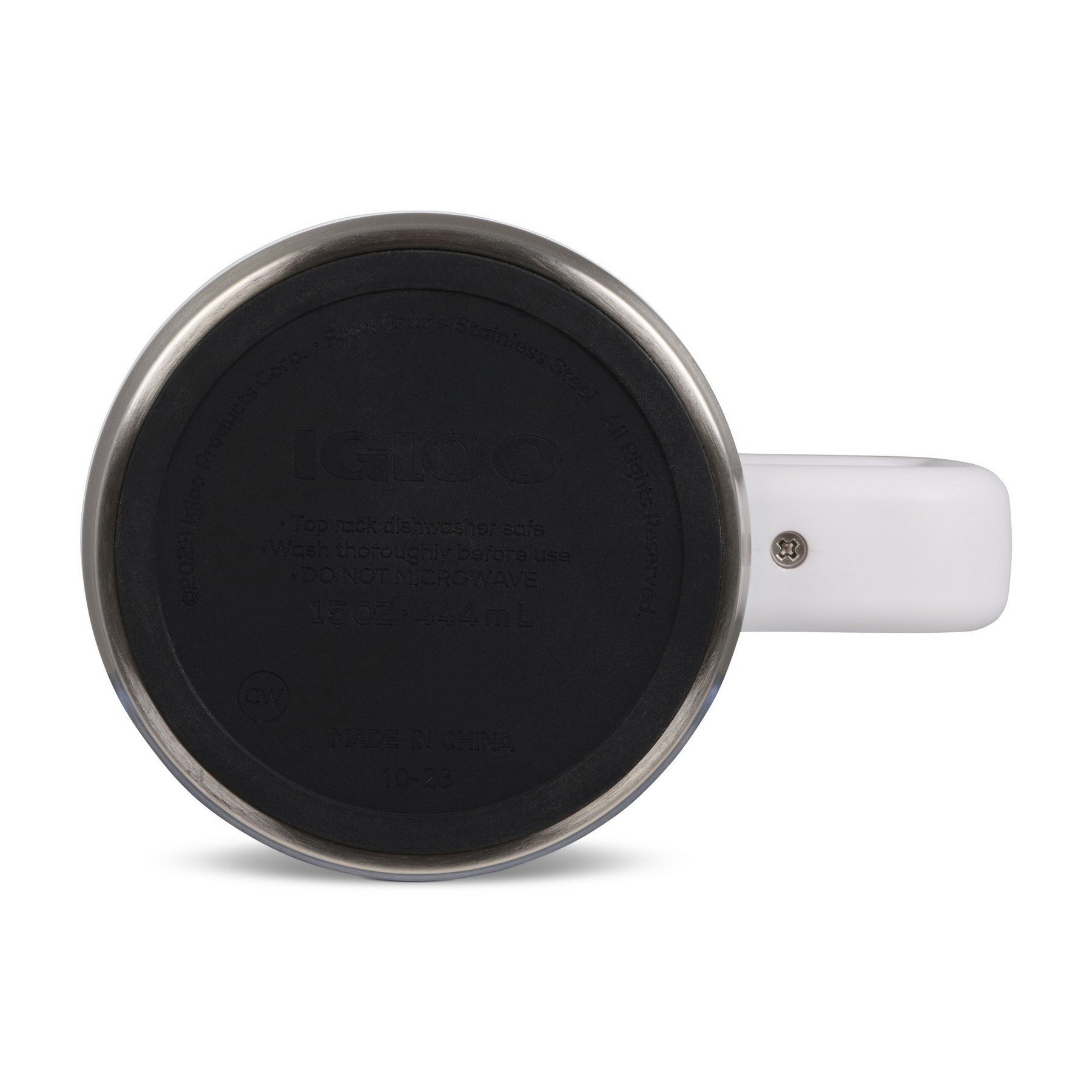 Picture of Igloo Recycled Stainless Steel Mug - 15 Oz. - White