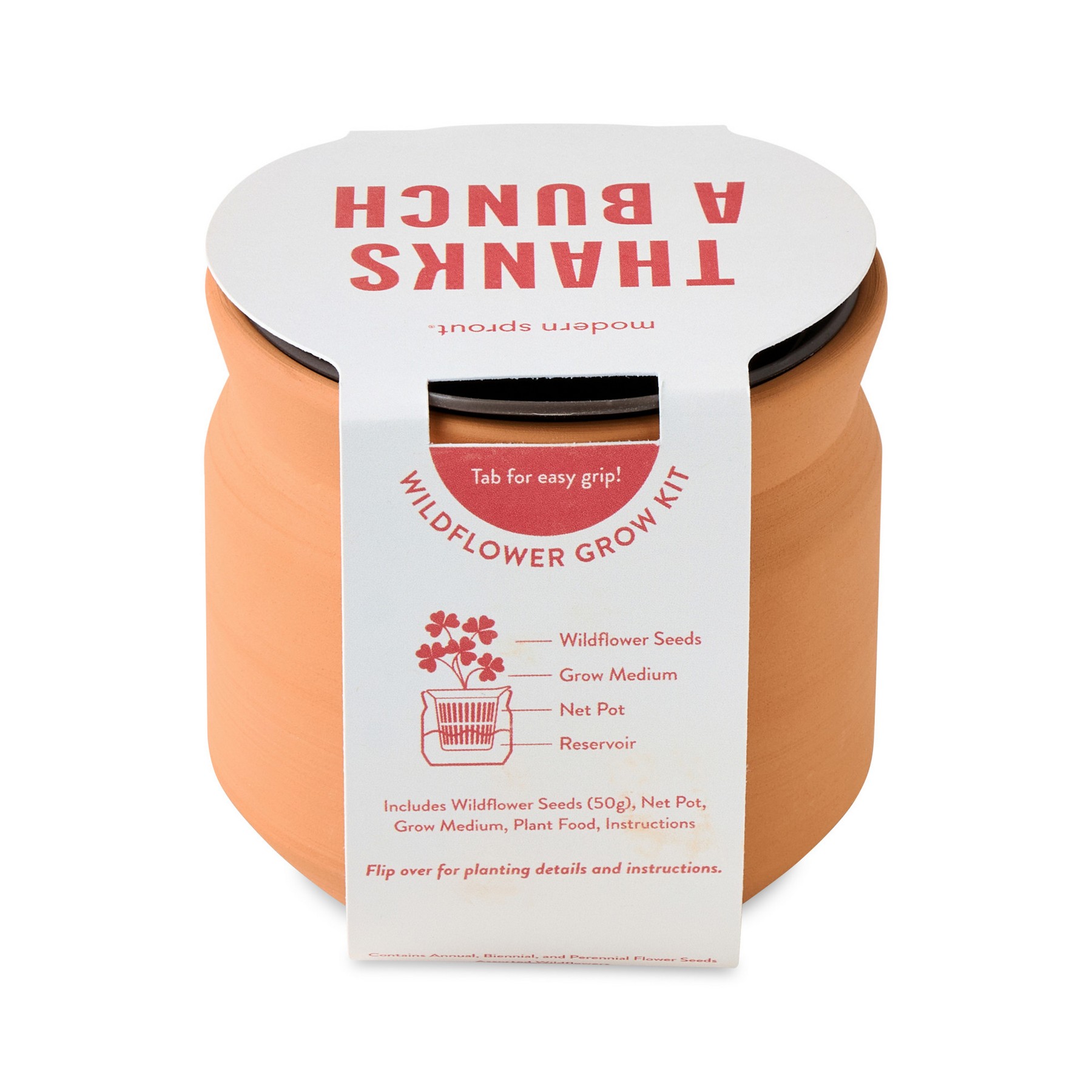 Picture of Modern Sprout Tiny Terracotta Thank You - Terracotta