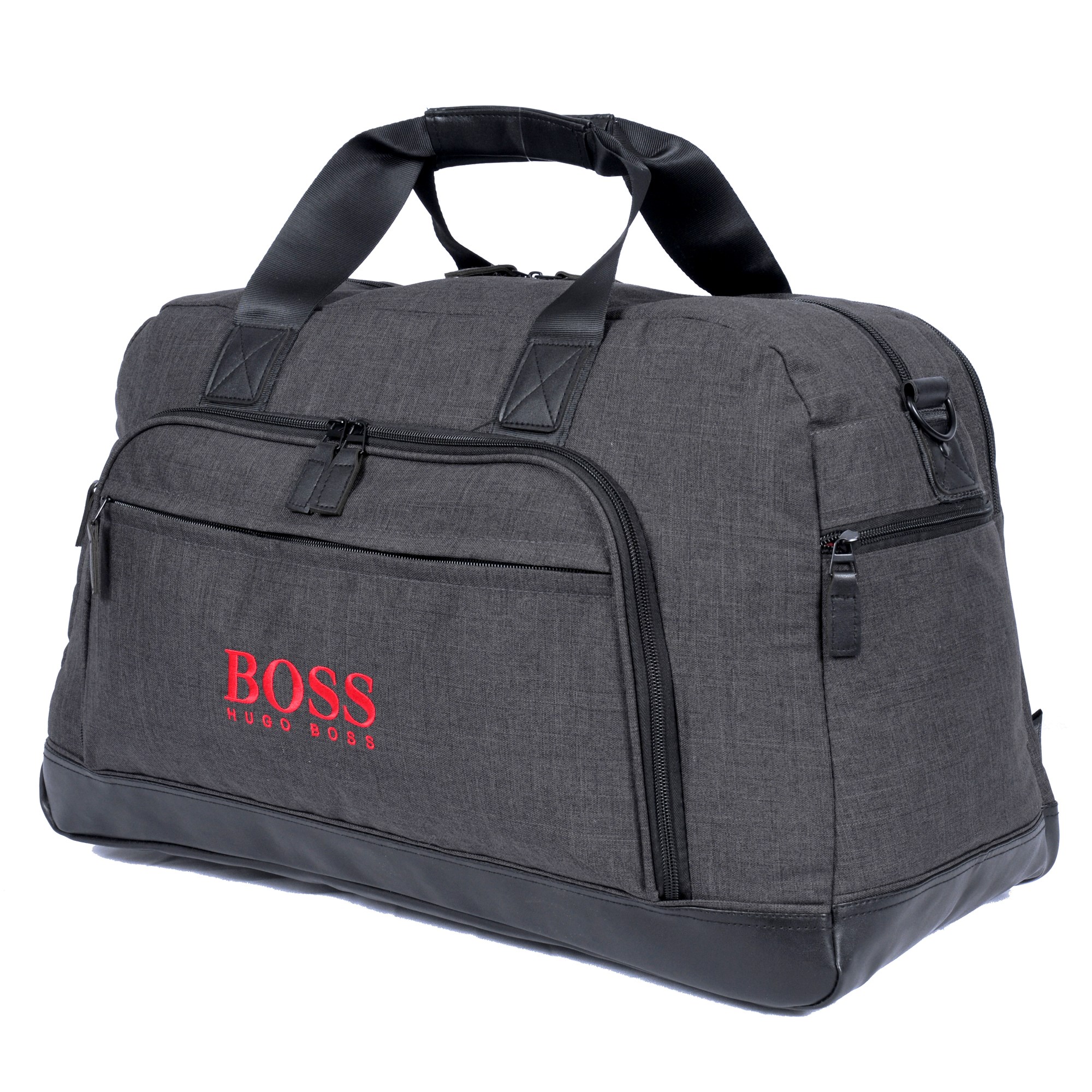 Picture of Heritage Supply Tanner Travel Duffel - Charcoal Heather-Black