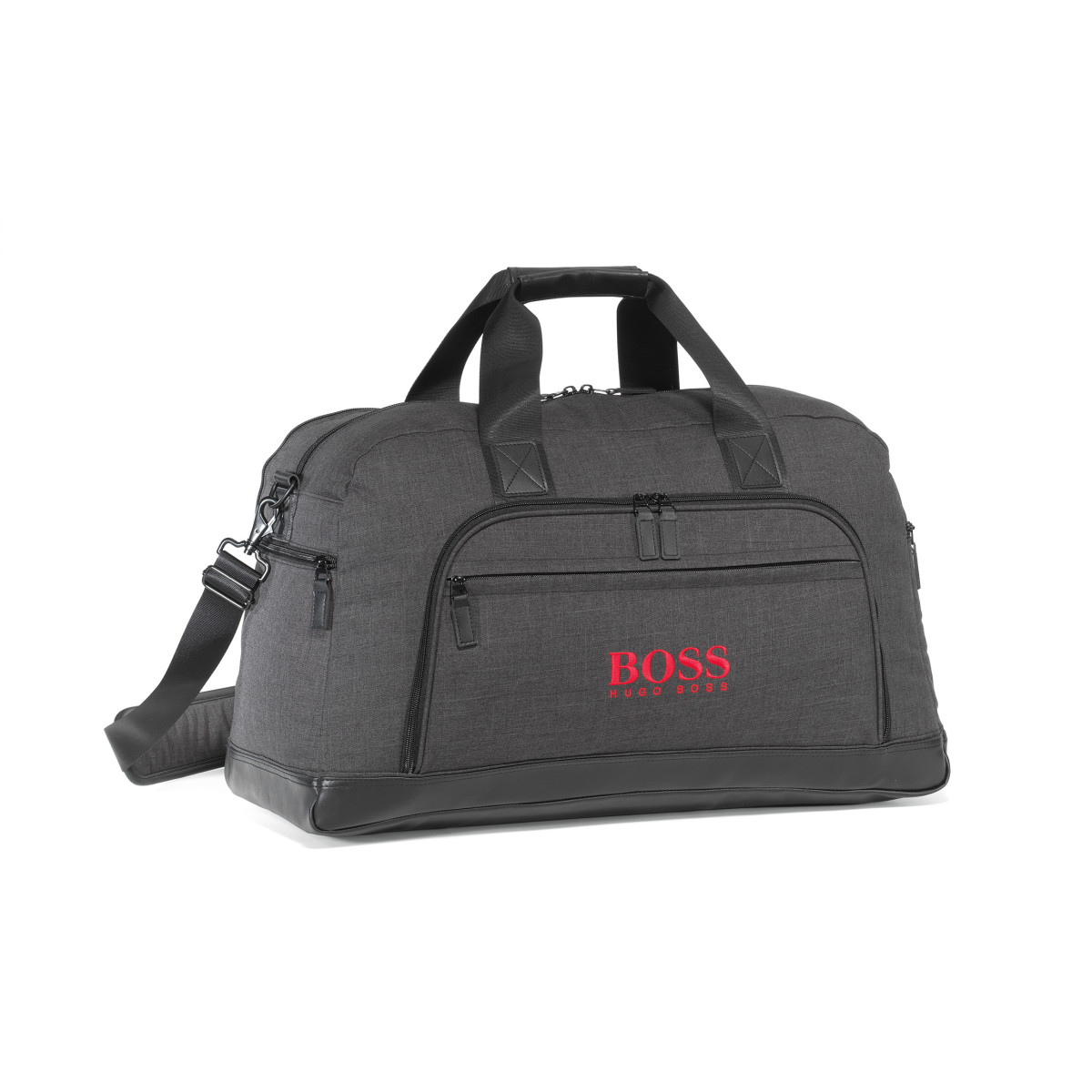 Picture of Heritage Supply Tanner Travel Duffel - Charcoal Heather-Black