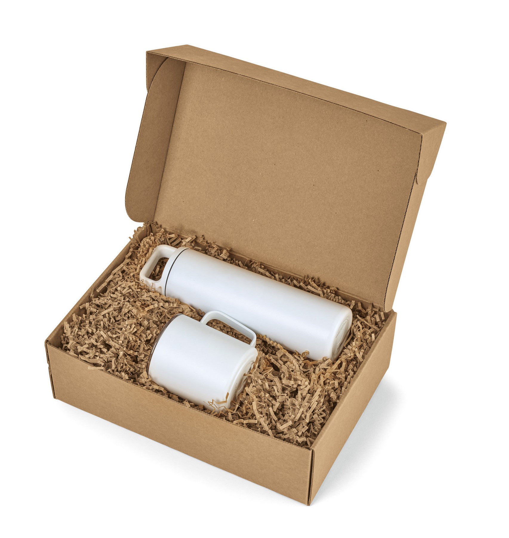 Picture of MiiR Wide Mouth Bottle & Camp Cup Gift Set - White Powder