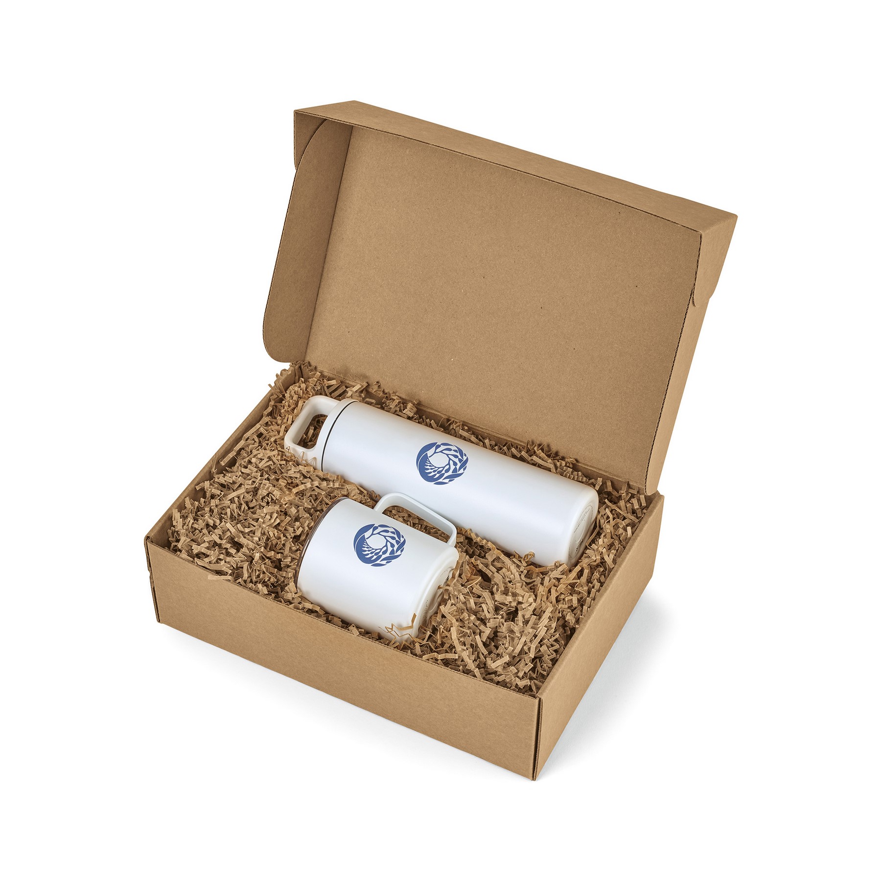 Picture of MiiR Wide Mouth Bottle & Camp Cup Gift Set - White Powder