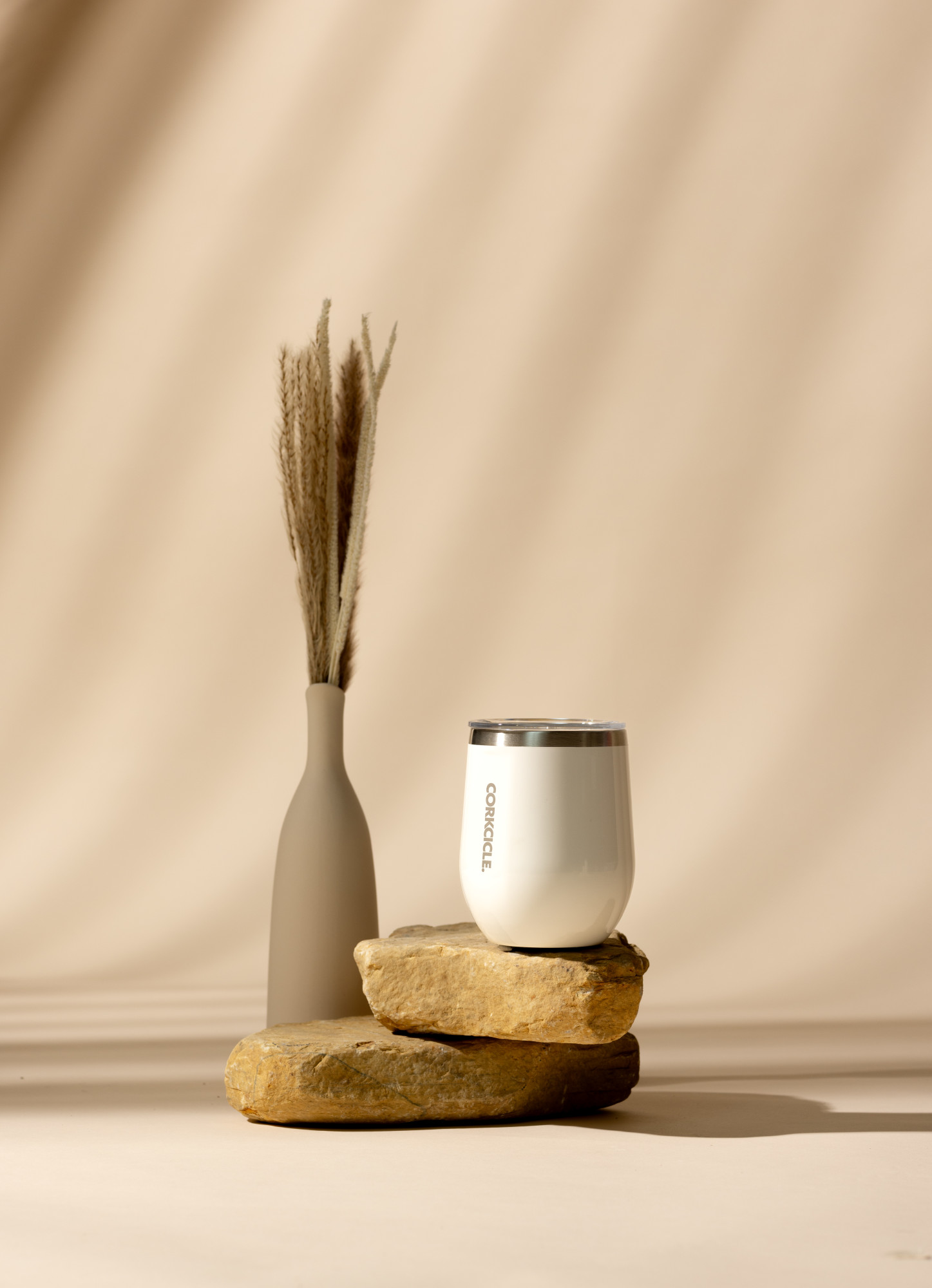 Picture of CORKCICLE Stemless Wine Cup - 12 Oz. - Oat Milk