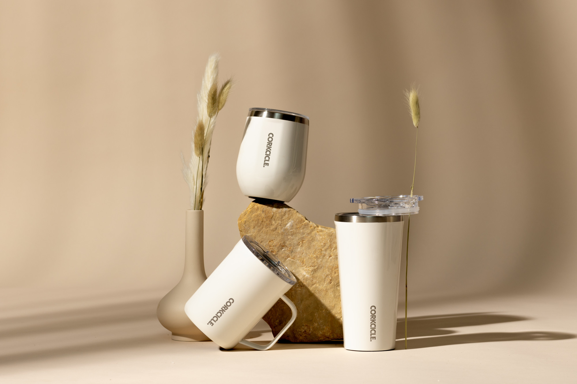 Picture of CORKCICLE Stemless Wine Cup - 12 Oz. - Oat Milk