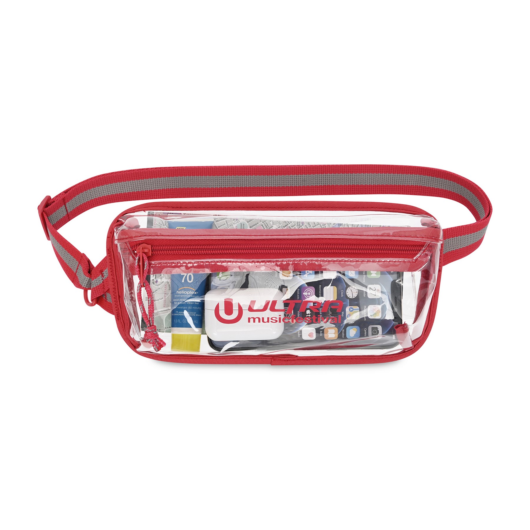 Picture of Sigma Clear Mini Sling Bag - Red