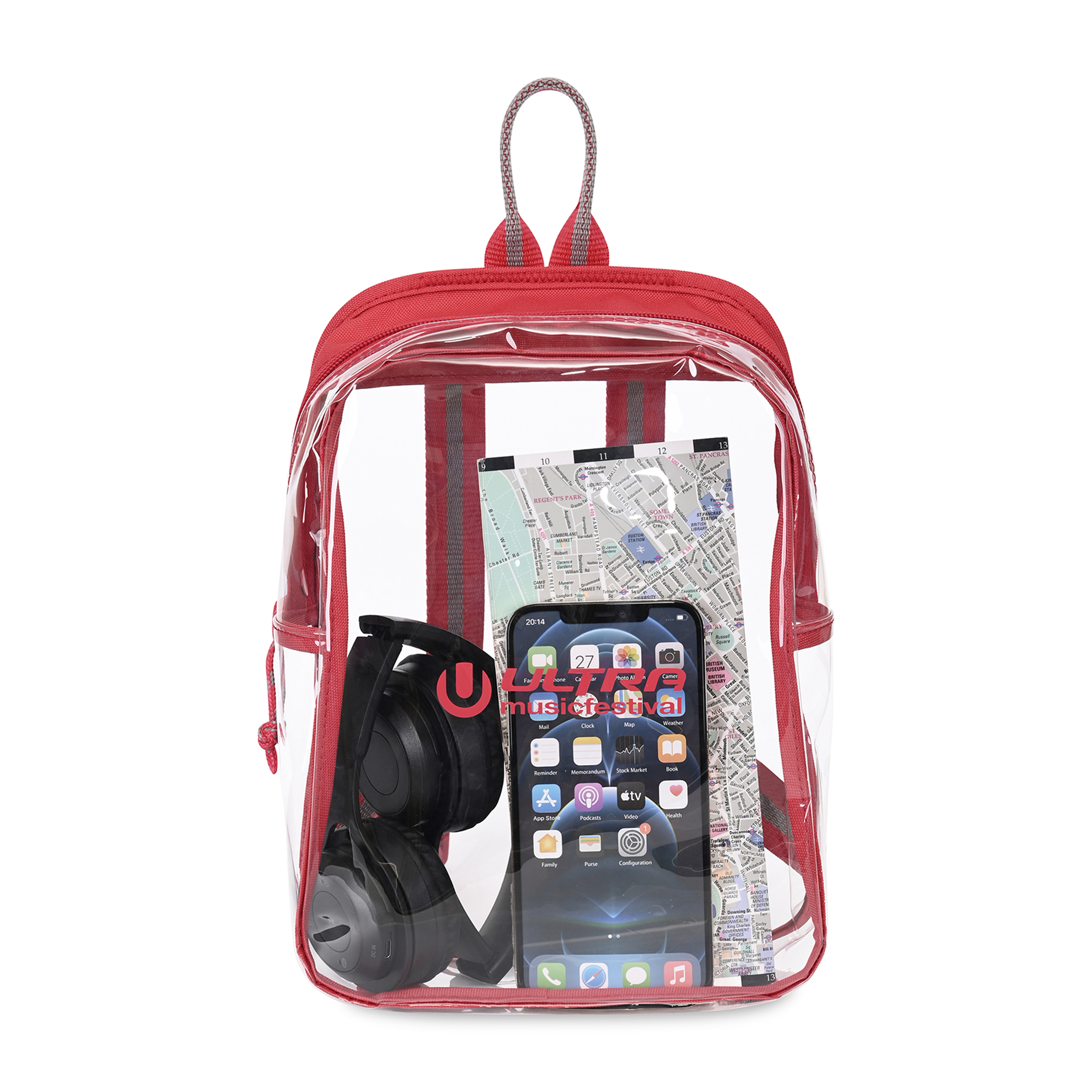 Picture of Sigma Clear Mini Backpack - Red