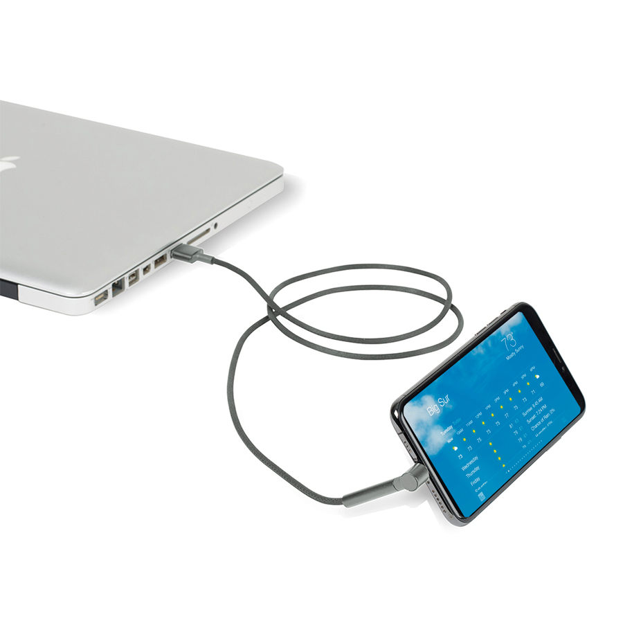 Picture of Side Kick Charging Cable - Medium Grey