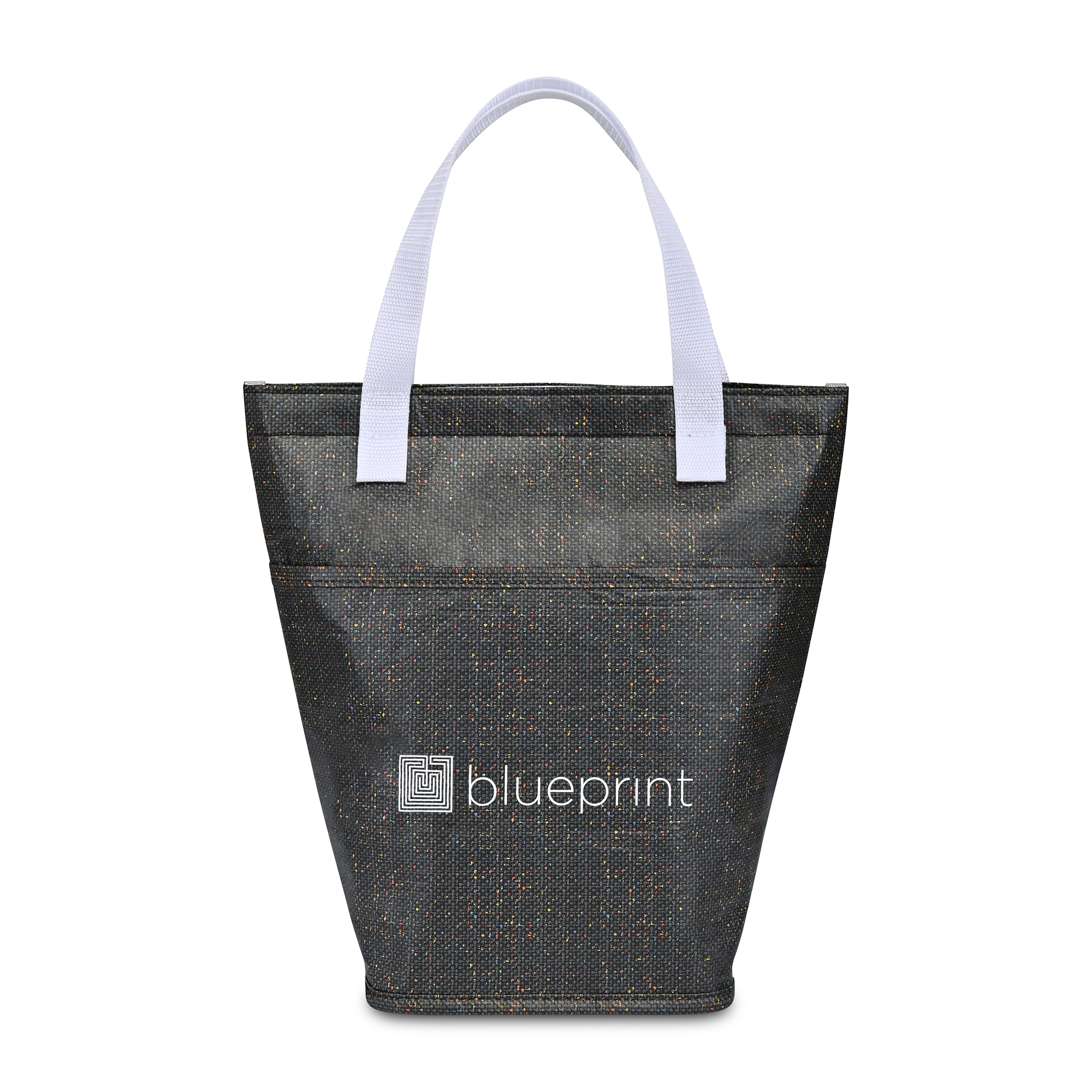 Picture of Sami Laminated Recycled Non-Woven Mini Tote Cooler - Shadow Fleck