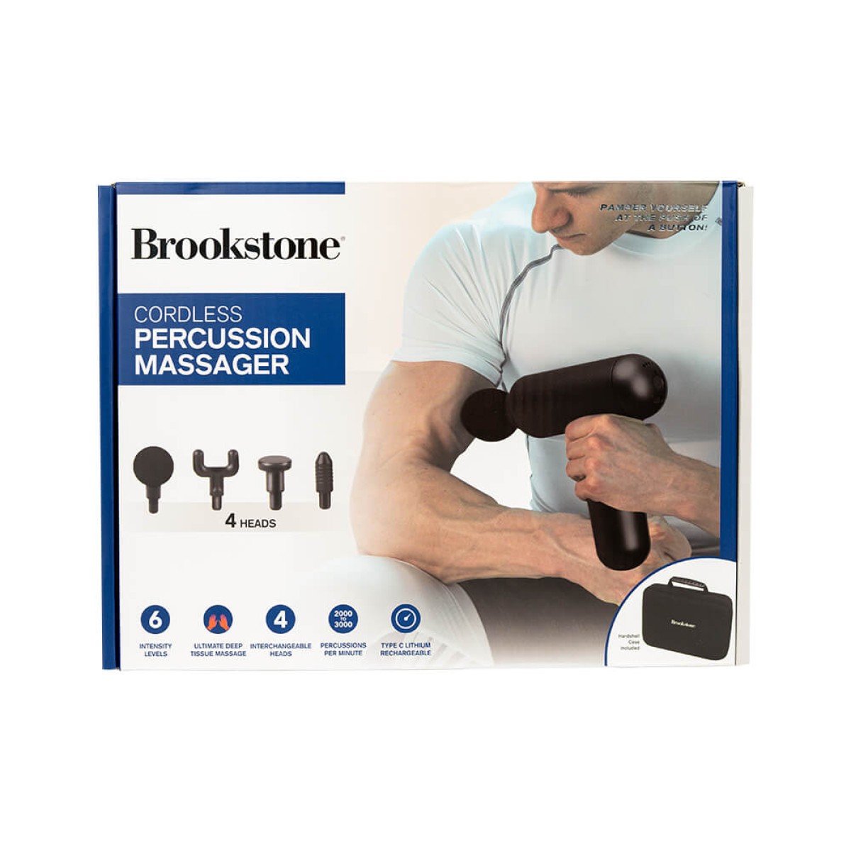 Picture of Brookstone Handheld Deep Tissue Percussion Massager