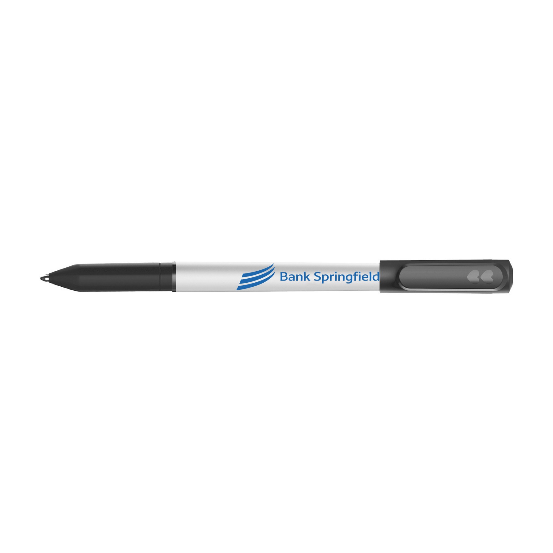 Picture of Paper Mate Write Bros Stick Pen White Barrel - Black Ink - Black
