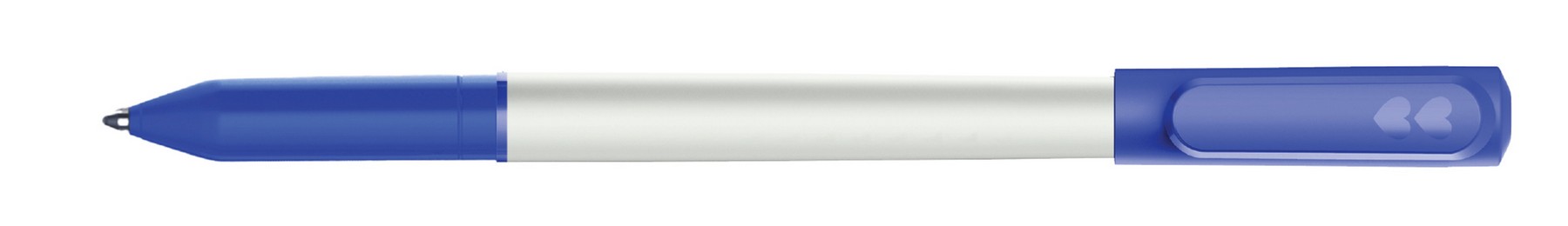 Picture of Paper Mate Write Bros Stick Pen White Barrel - Black Ink - Blue