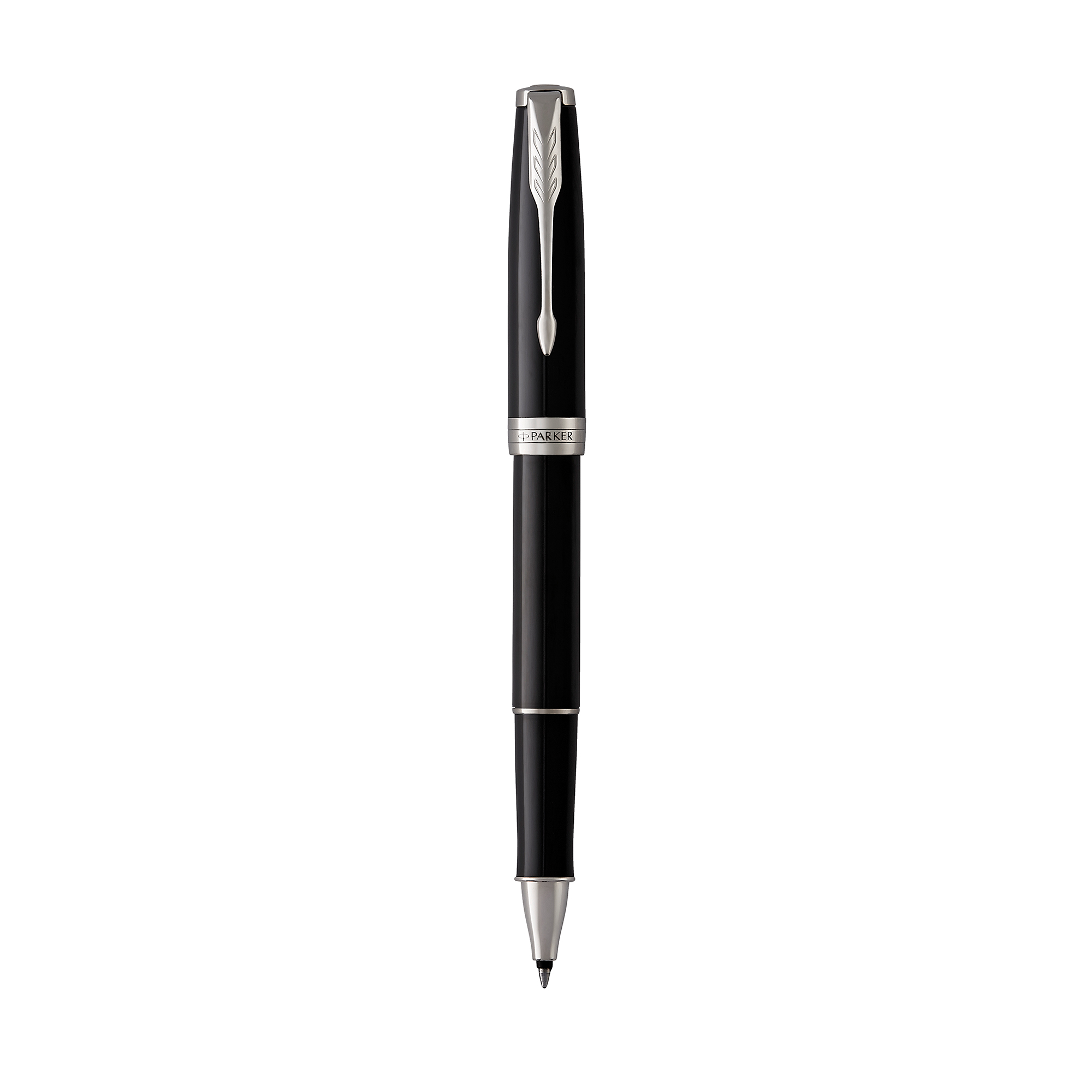 Picture of Parker Sonnet Rollerball - Black - Silver Trim