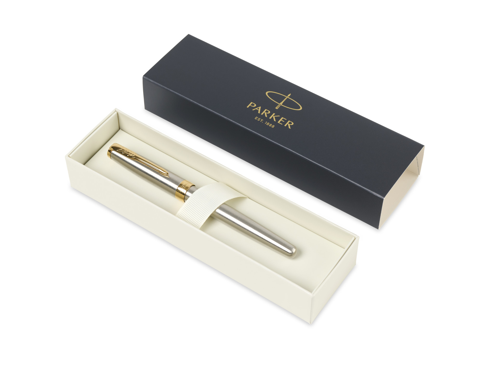 Picture of Parker Sonnet Rollerball - Stainless Steel - Gold Trim