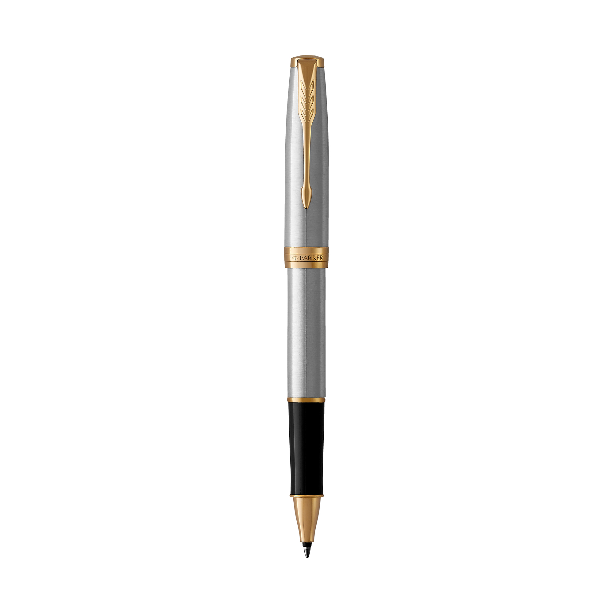 Picture of Parker Sonnet Rollerball - Stainless Steel - Gold Trim
