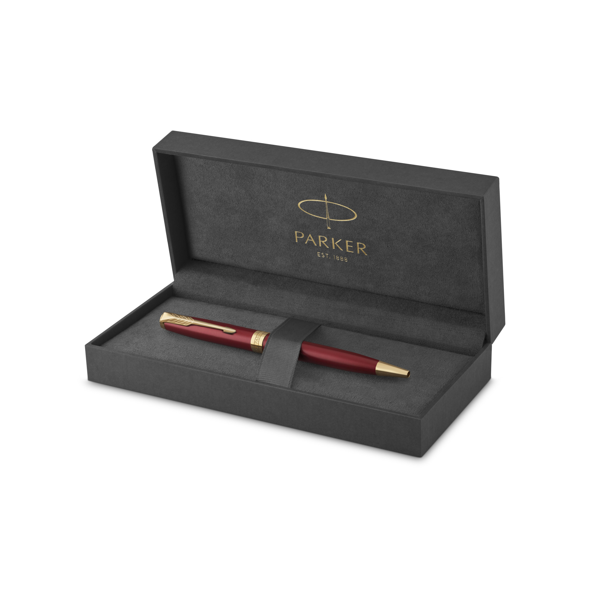 Picture of Parker Sonnet Ballpoint - Red - Gold