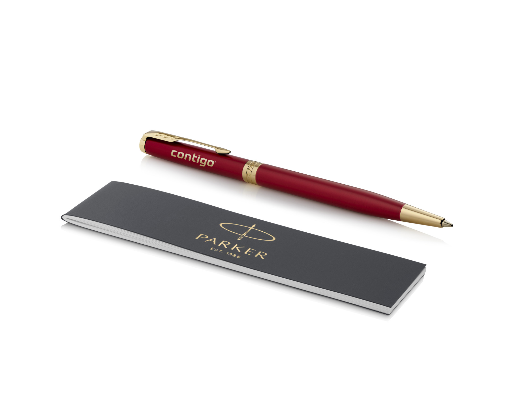 Picture of Parker Sonnet Ballpoint - Red - Gold