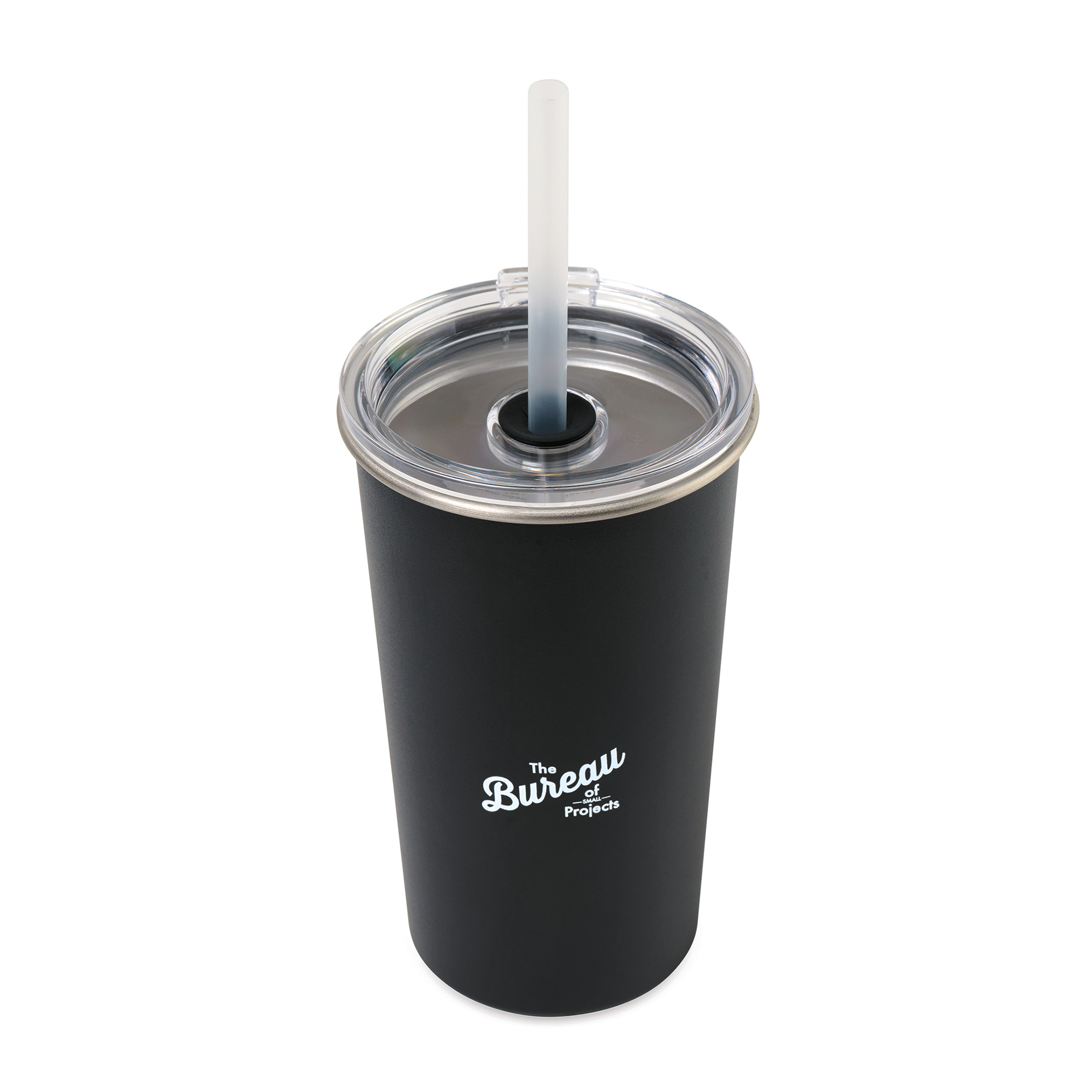 Picture of Arlo Classics Stainless Steel Tumbler with Straw - 20 Oz. - Black