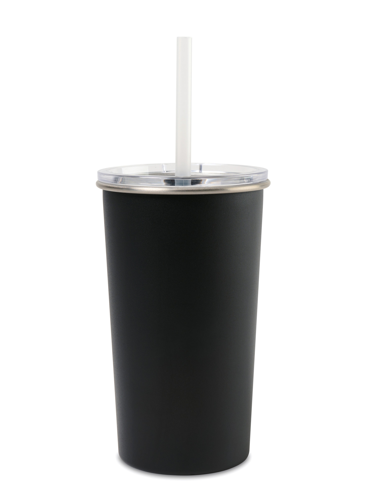 Picture of Arlo Classics Stainless Steel Tumbler with Straw - 20 Oz. - Black