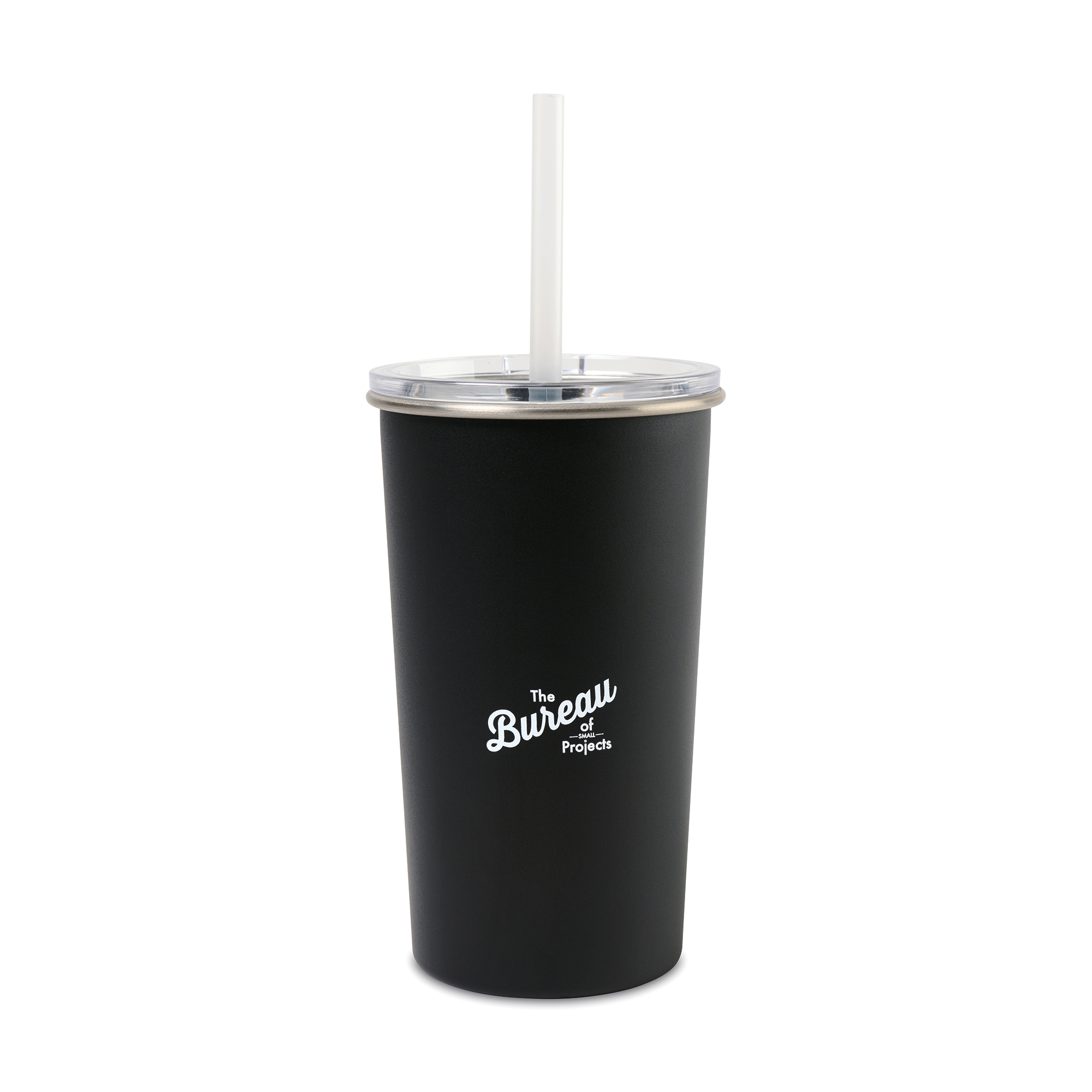 Picture of Arlo Classics Stainless Steel Tumbler with Straw - 20 Oz. - Black