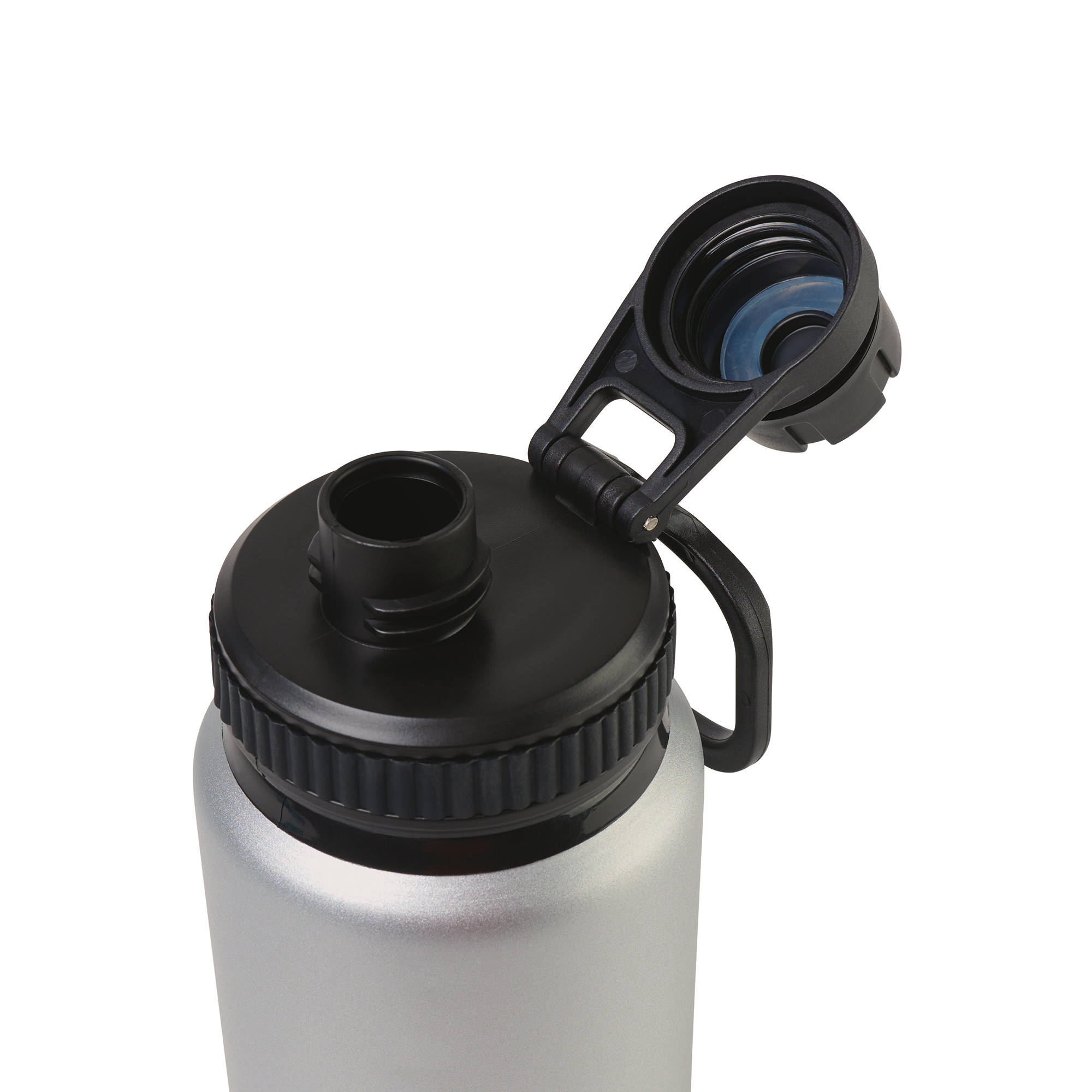 Picture of Jett Aluminum Chug Lid Hydration Bottle - 32 Oz. - Silver