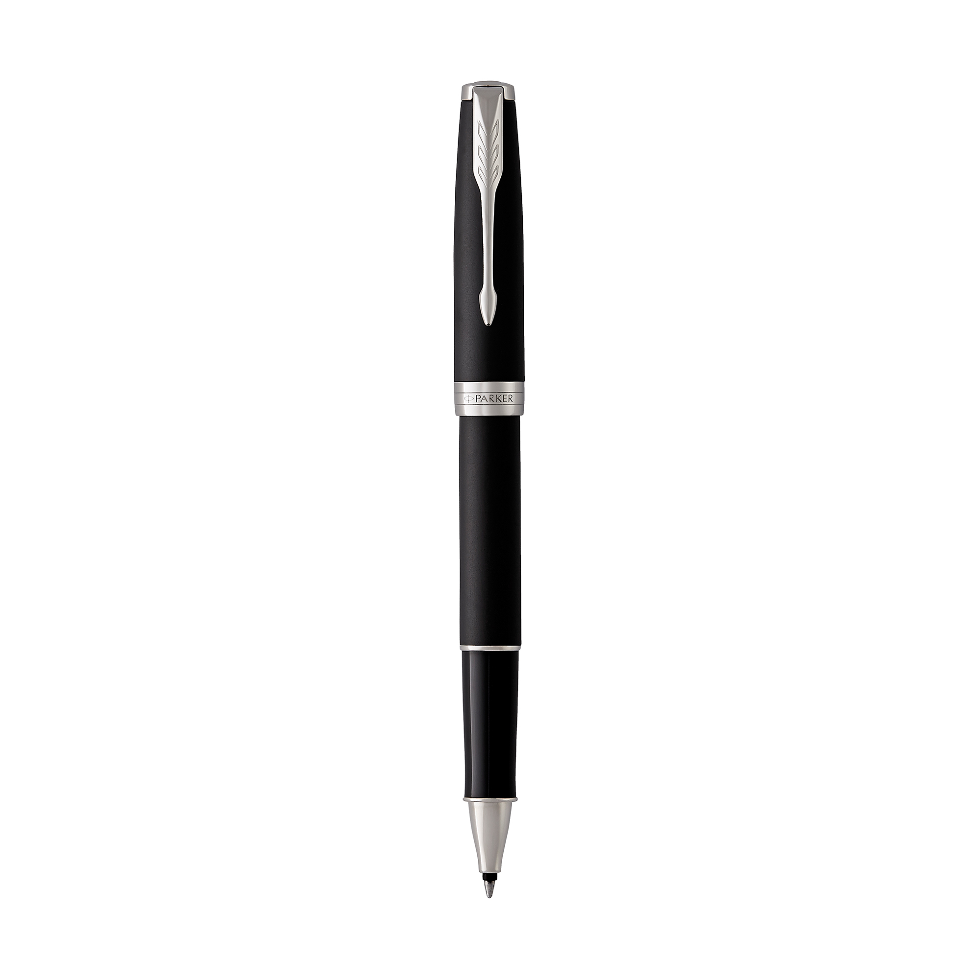 Picture of Parker Sonnet Rollerball - Matte - Black Matte - Silver Trim