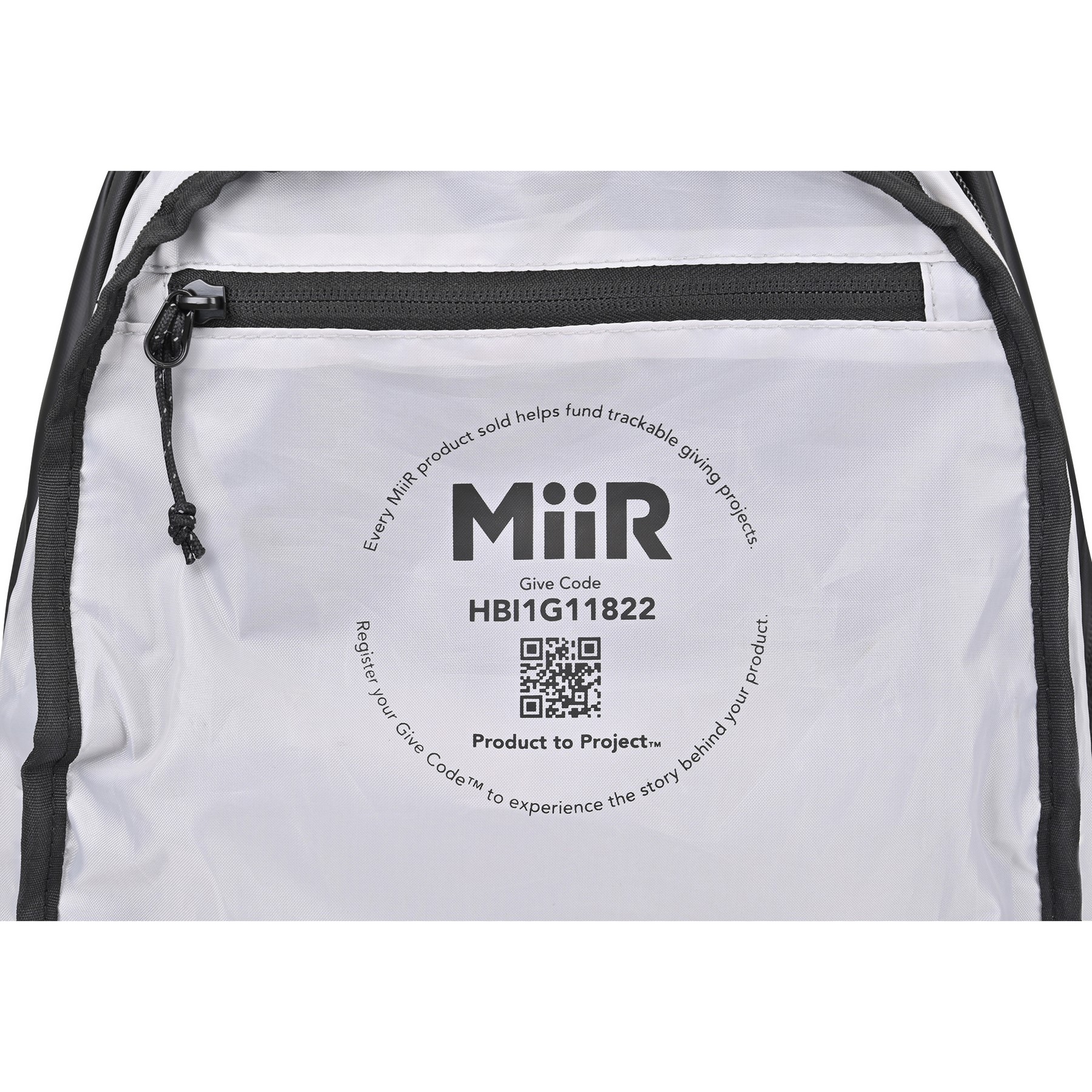 Picture of MiiR Olympus 2.0 Recycled rPET 15L Laptop Backpack - AWARE - Black