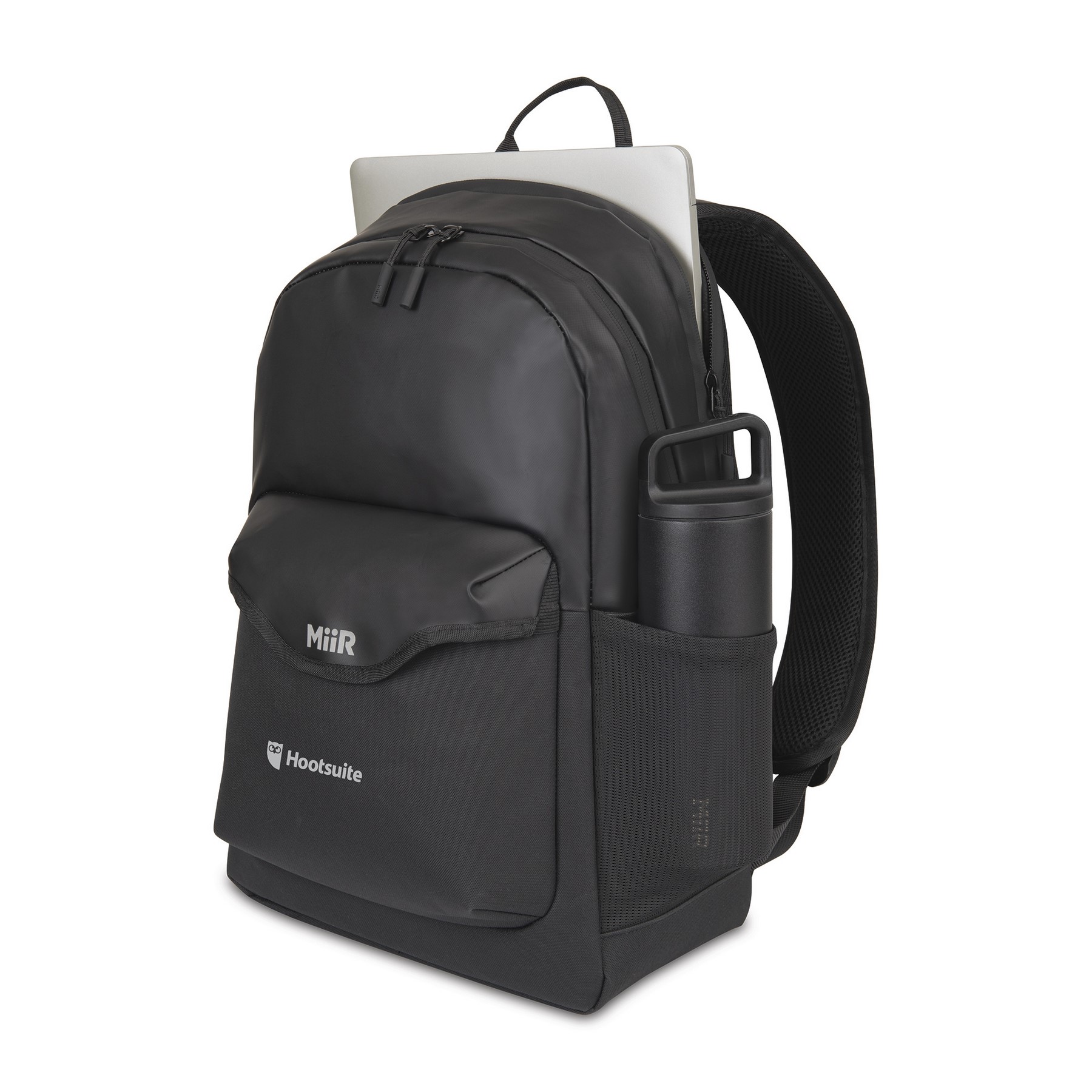 Picture of MiiR Olympus 2.0 Recycled rPET 15L Laptop Backpack - AWARE - Black