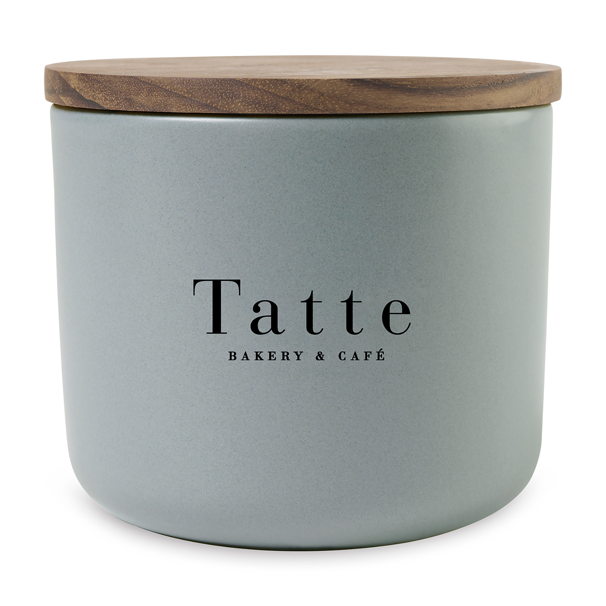 Picture of Be Home Brampton Stoneware Container - Medium - Light Grey