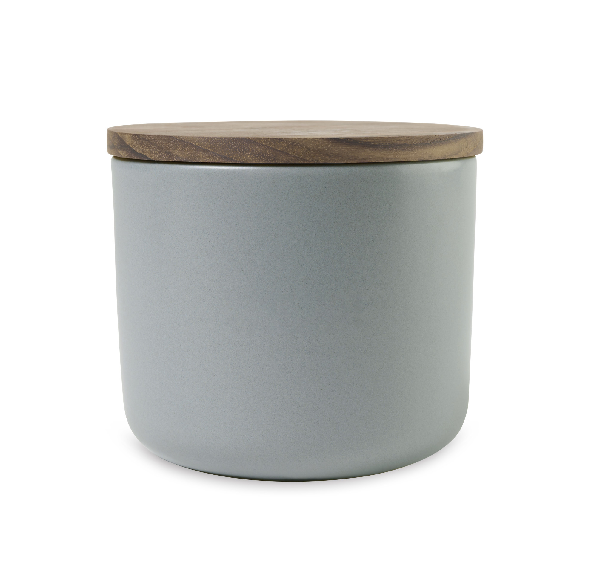 Picture of Be Home Brampton Stoneware Container - Medium - Light Grey