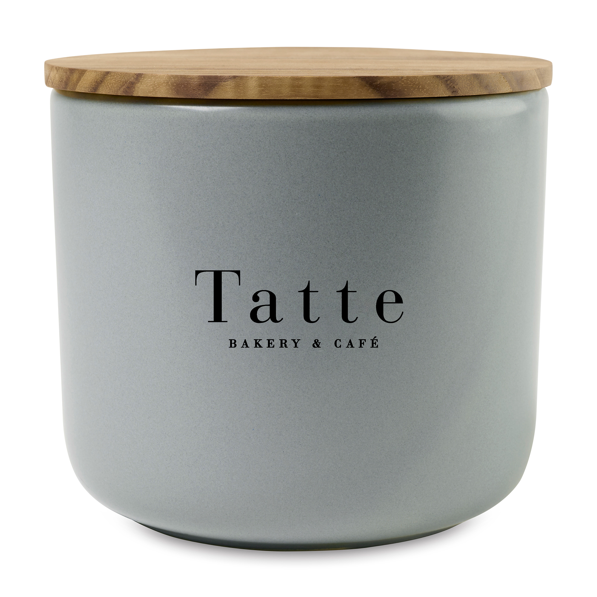 Picture of Be Home Brampton Stoneware Container - Large - Light Grey