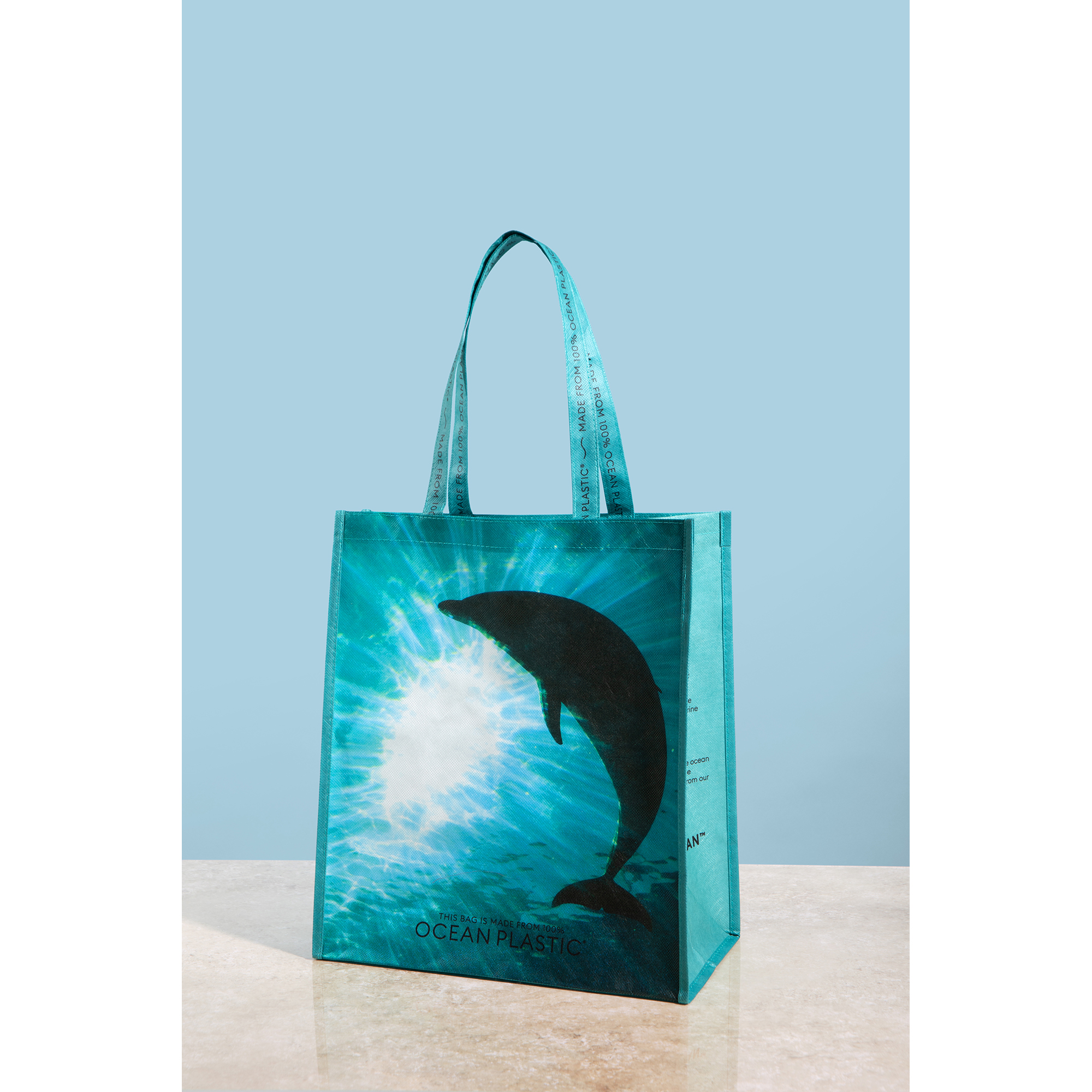 Picture of Out of the Ocean Reusable Large Shopper - Seafoam
