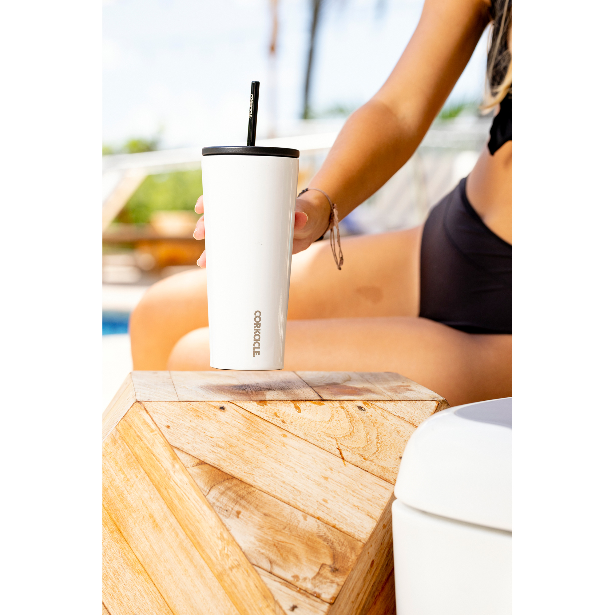 Picture of CORKCICLE Cold Cup - 24 Oz. - White