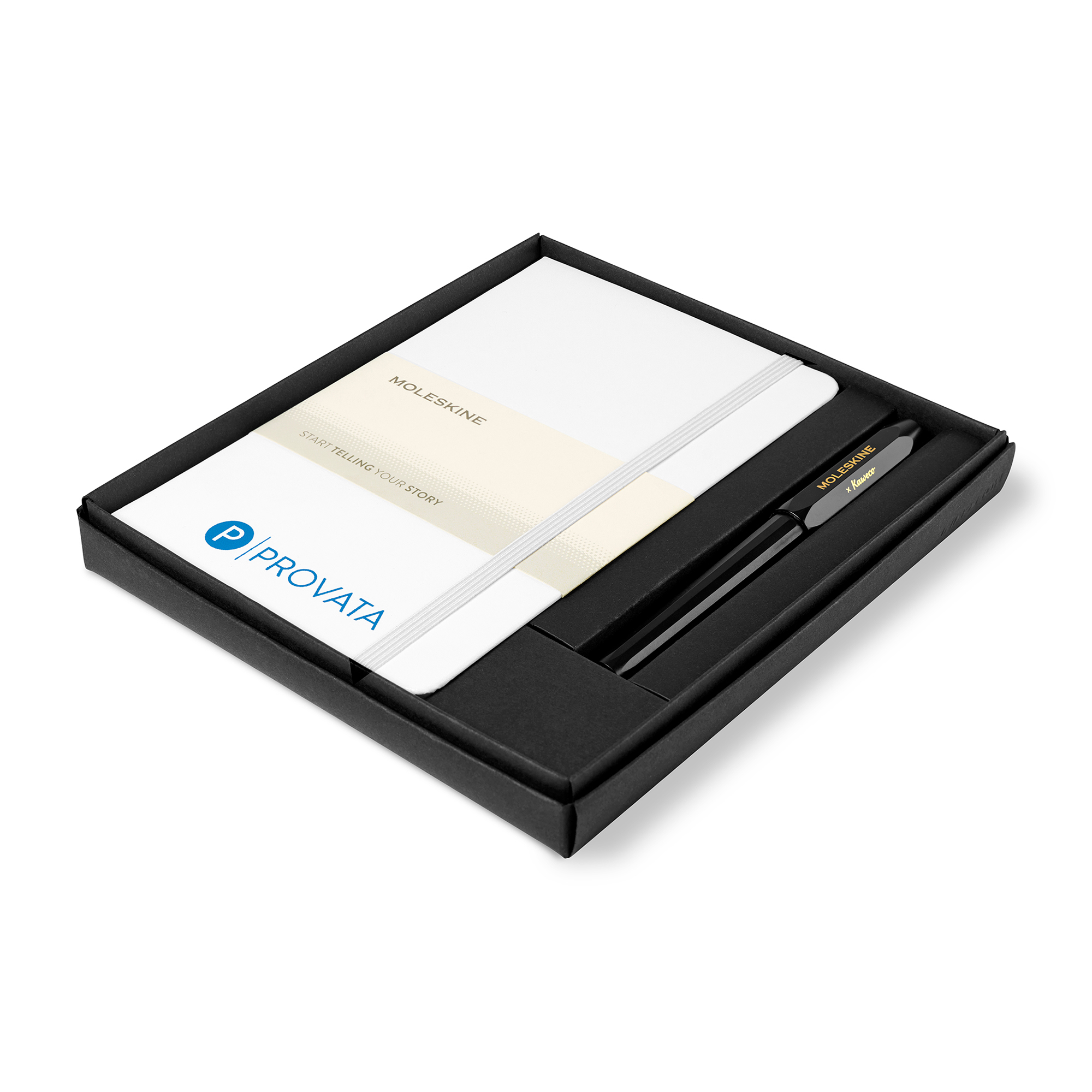 Picture of Moleskine Medium Notebook and Kaweco Pen Gift Set - White