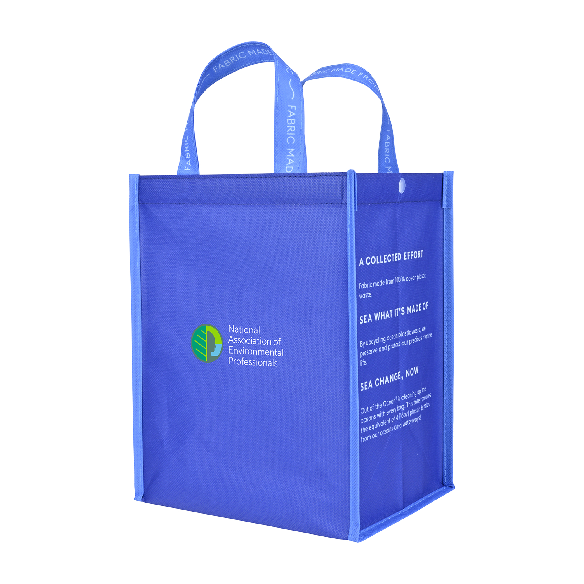 Picture of Out of the Ocean Reusable Lunch Shopper with Click N? Stay - Navy