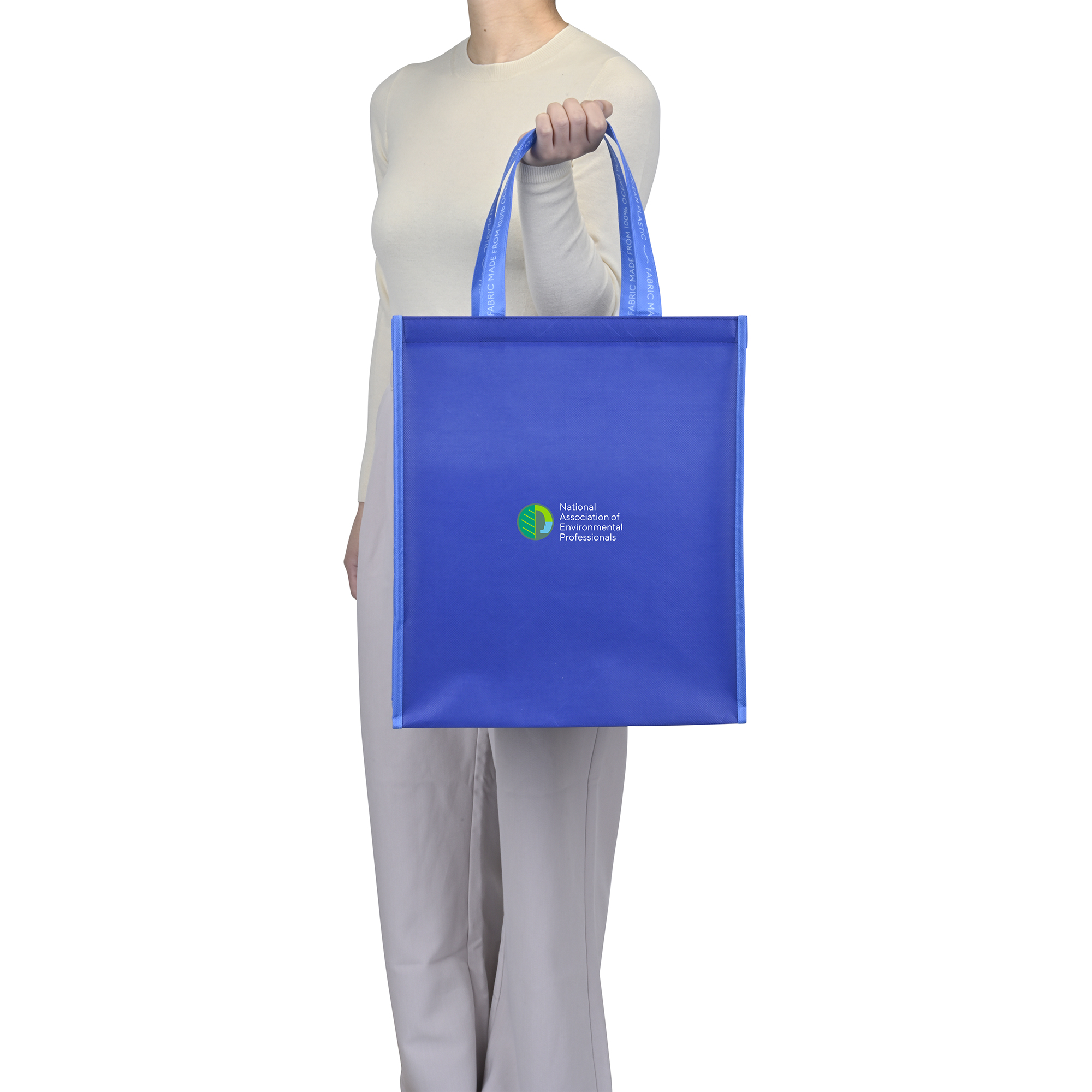 Picture of Out of the Ocean Reusable Large Shopper with Click N? Stay - Navy
