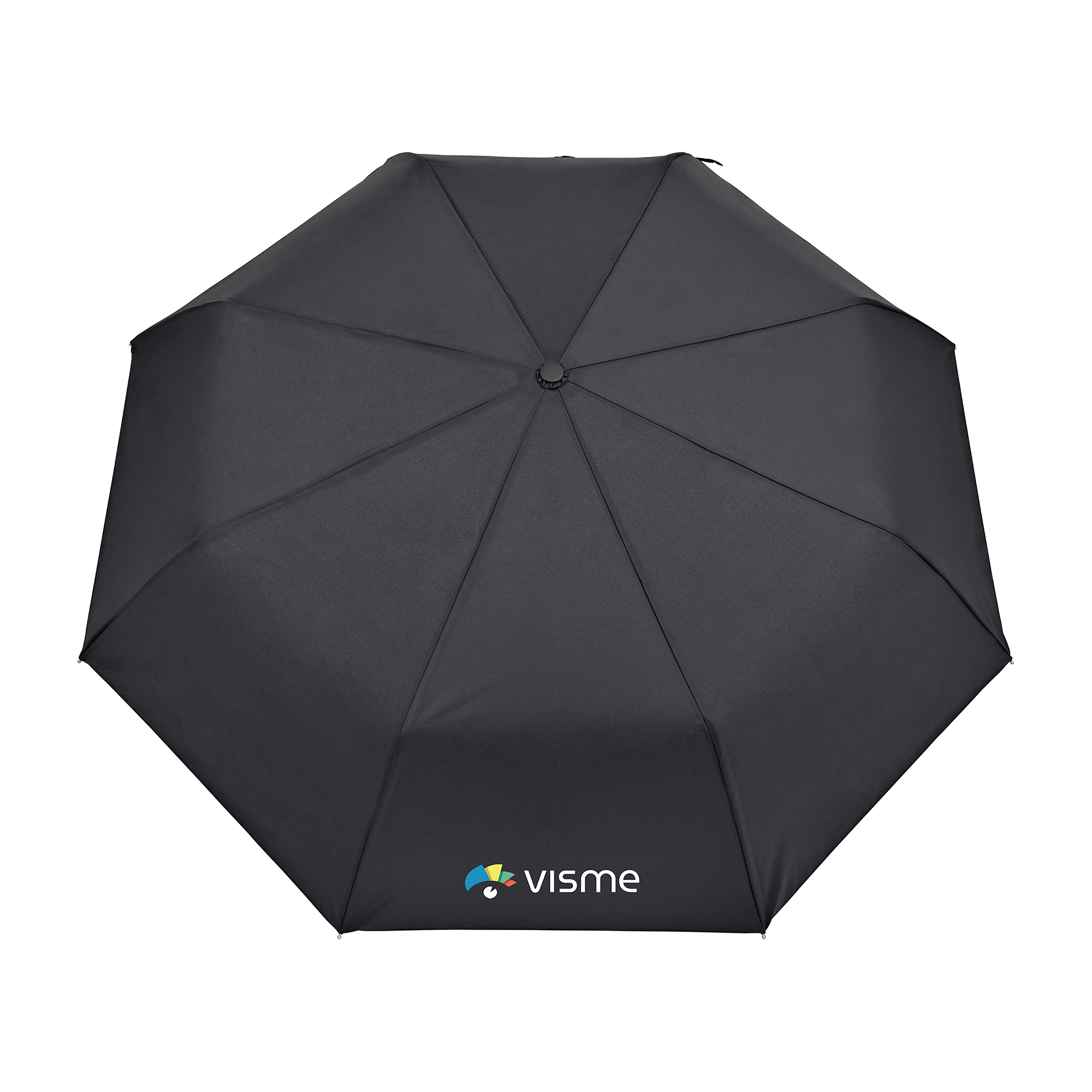 Picture of Elements 43" Recycled rPET Manual Folding Umbrella - Black