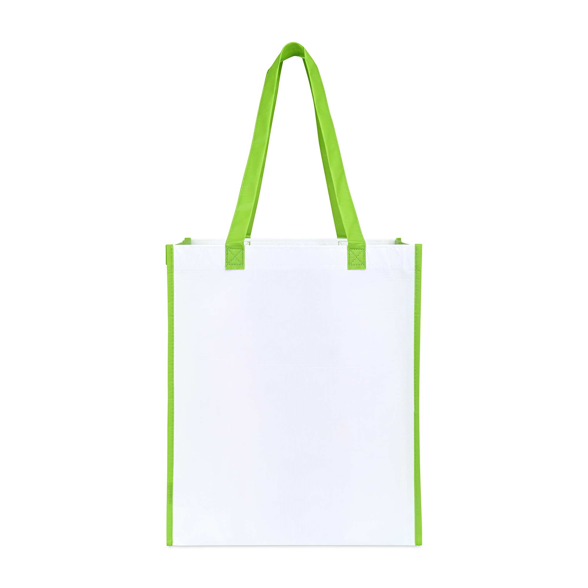 Picture of Harlow Laminated Recycled Non-Woven Shopper - Lime Green