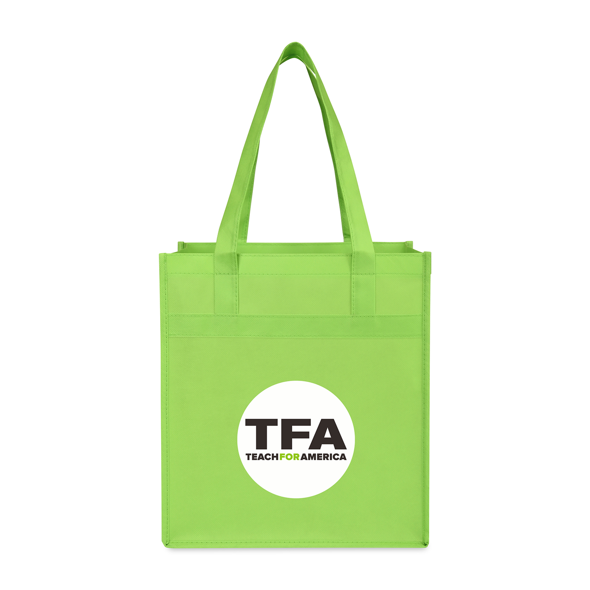 Picture of Arlo Recycled rPET Deluxe Shopper - Lime Green