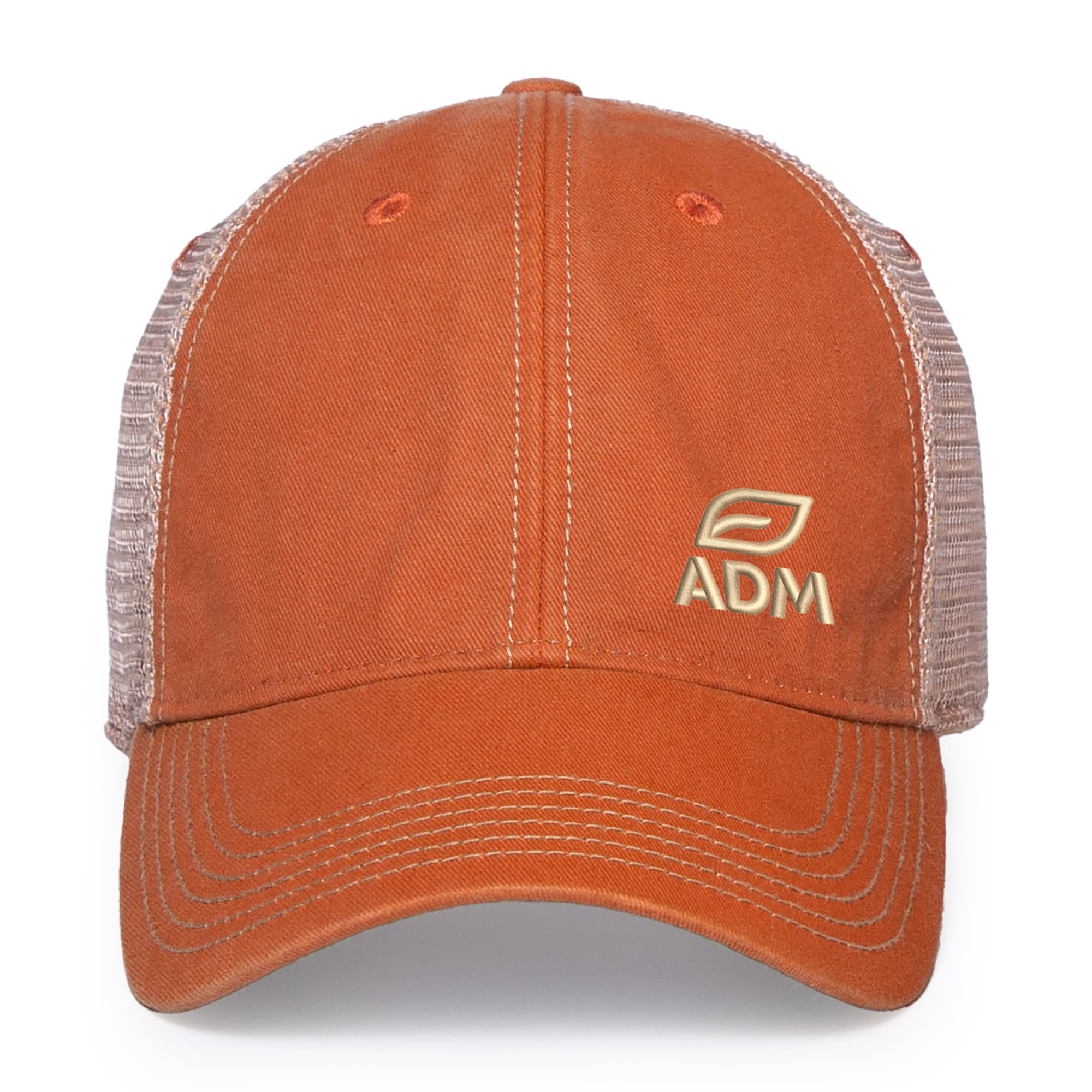 Picture of Merrimack Hat Co. Austin Vintage Trucker - Rust-Tan