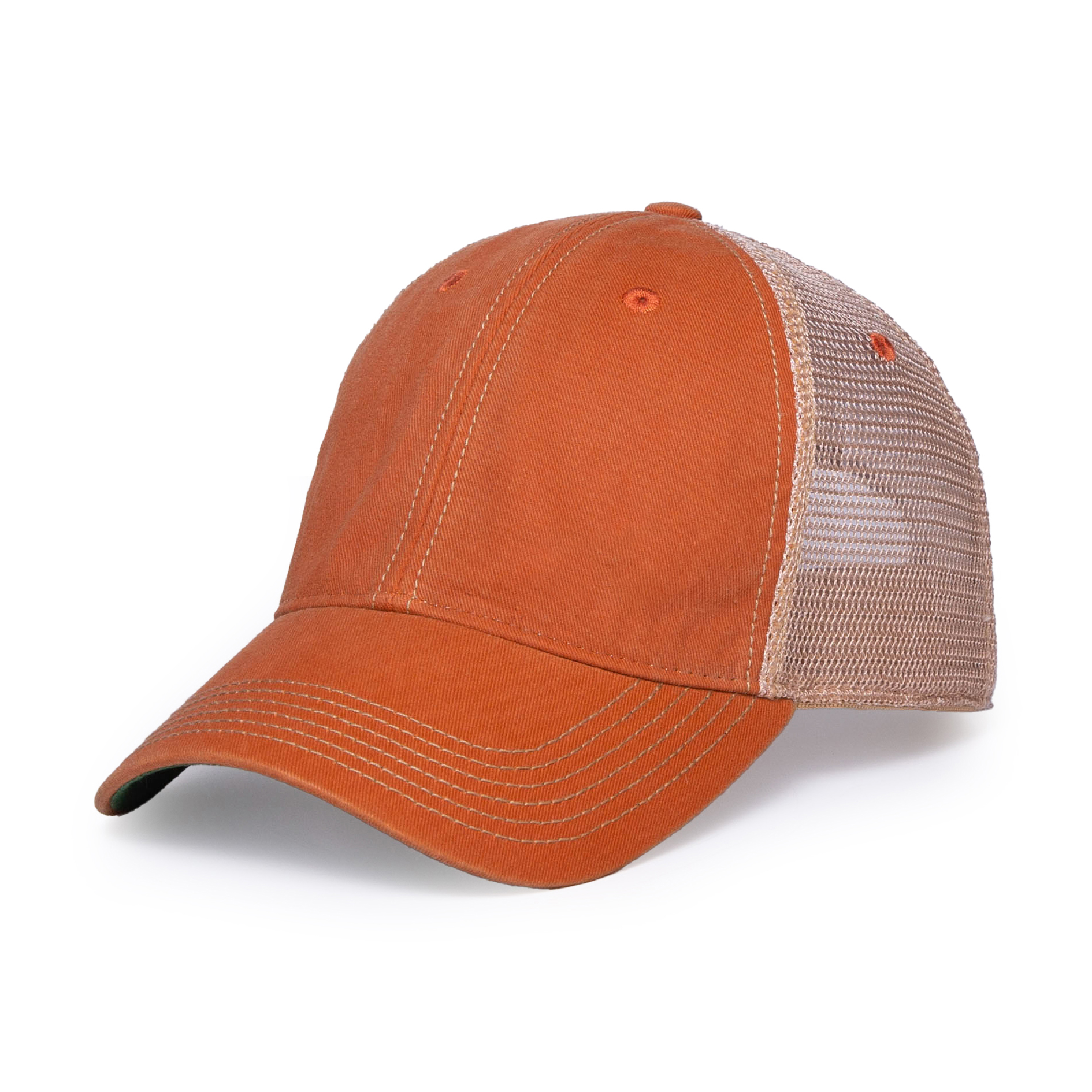 Picture of Merrimack Hat Co. Austin Vintage Trucker - Rust-Tan