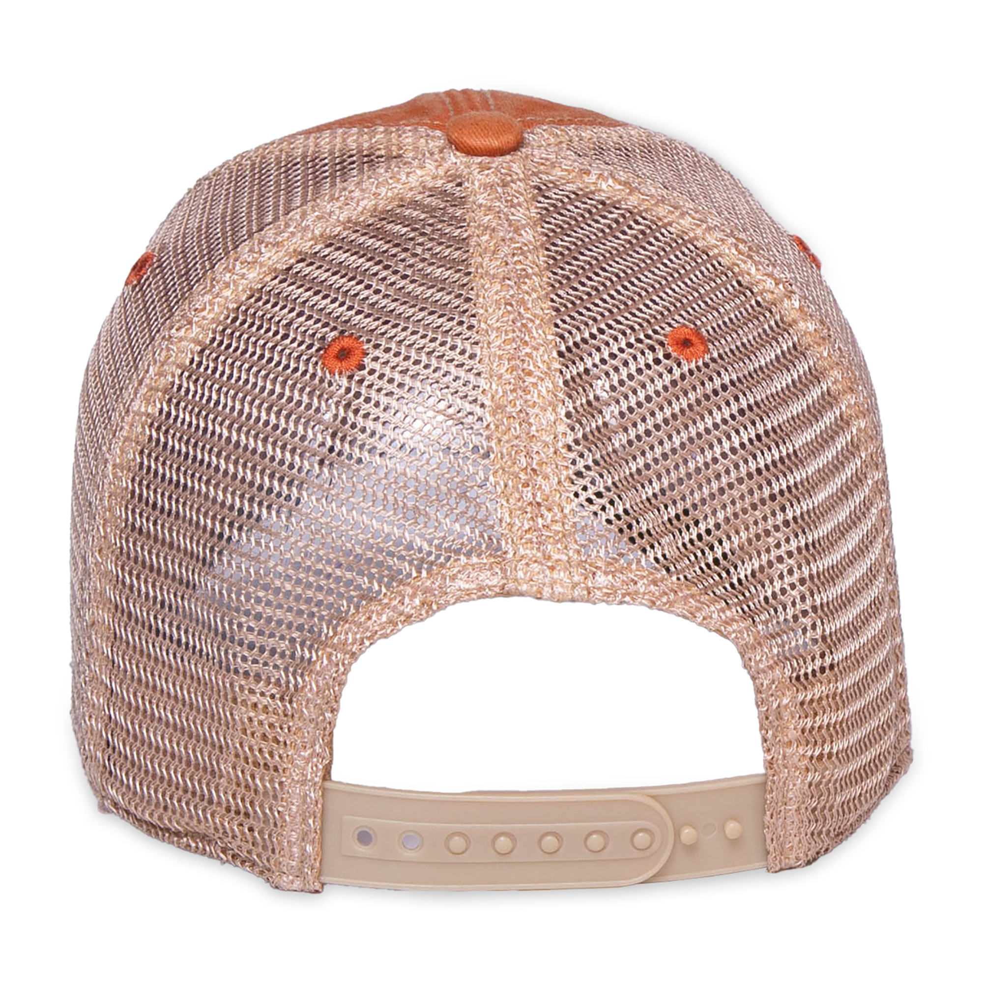 Picture of Merrimack Hat Co. Austin Vintage Trucker - Rust-Tan