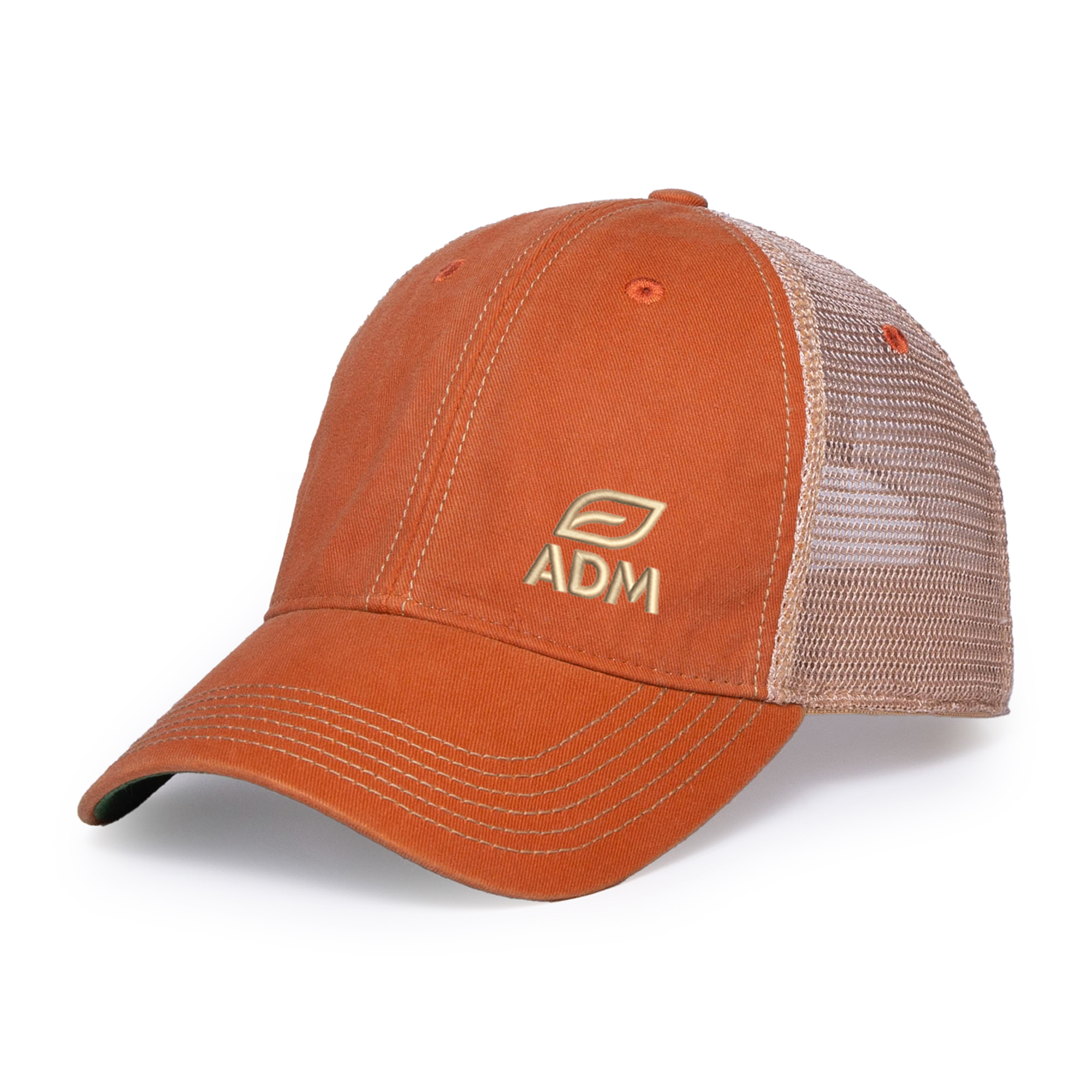 Picture of Merrimack Hat Co. Austin Vintage Trucker - Rust-Tan