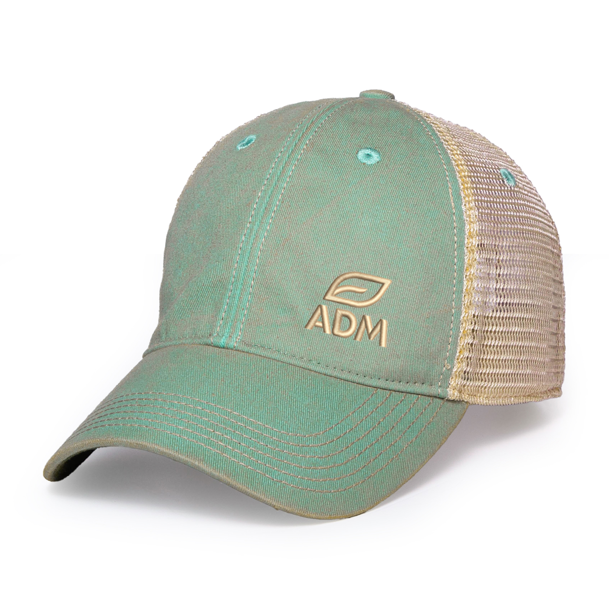 Picture of Merrimack Hat Co. Austin Vintage Trucker - Azul-Tan