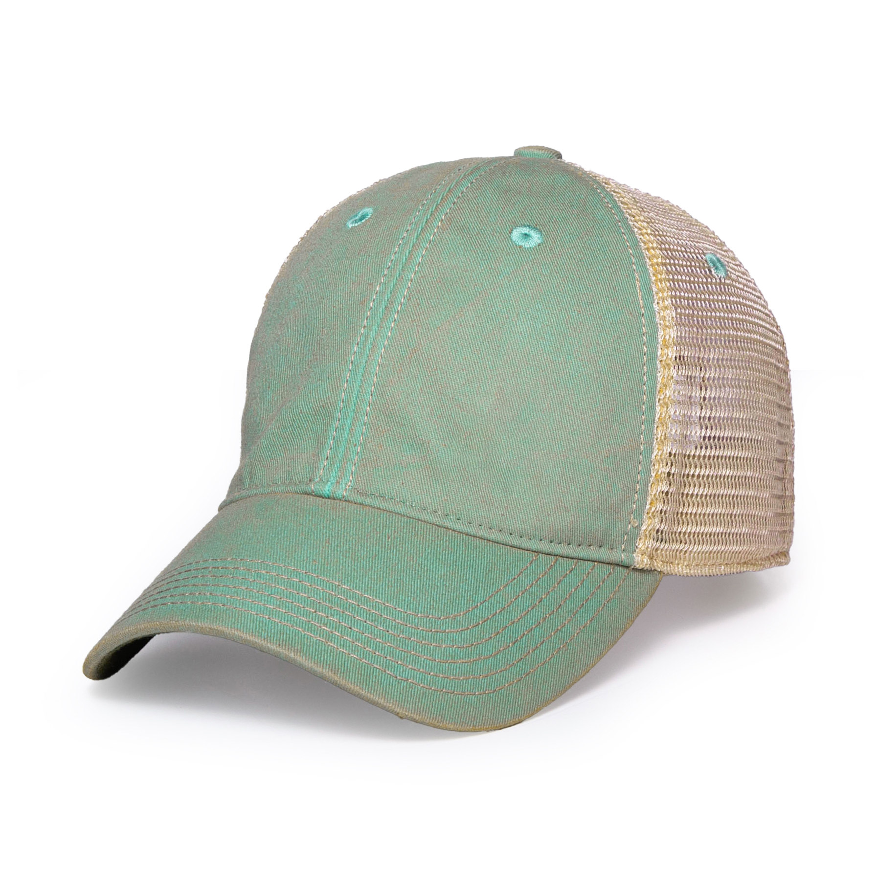 Picture of Merrimack Hat Co. Austin Vintage Trucker - Azul-Tan