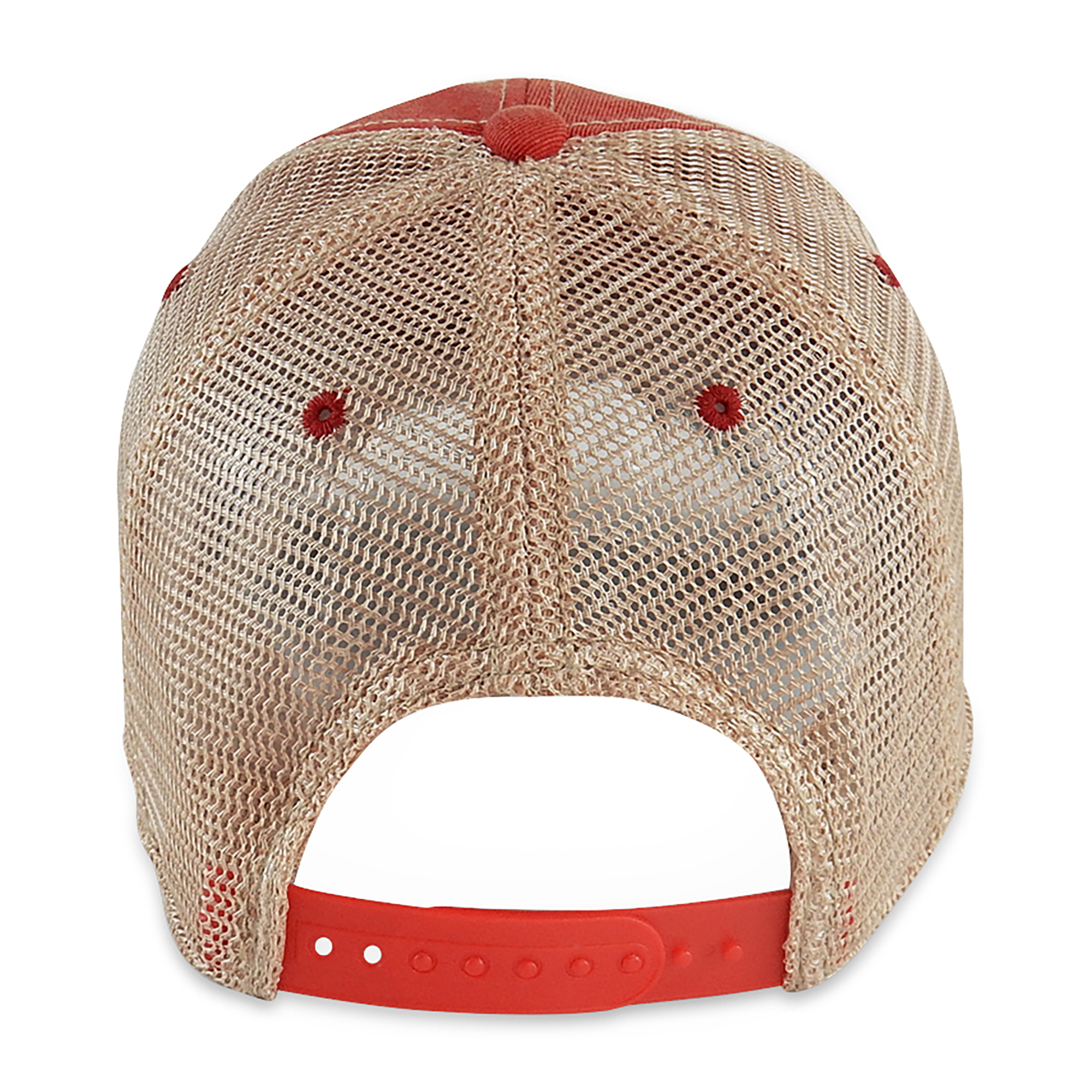 Picture of Merrimack Hat Co. Austin Vintage Trucker - Red-Tan