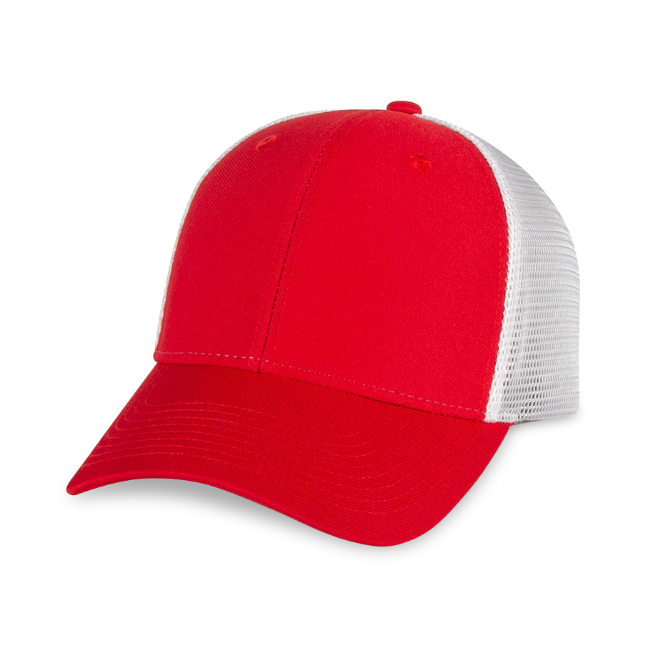 Picture of Merrimack Hat Co. Casey Performance Trucker - Red-White