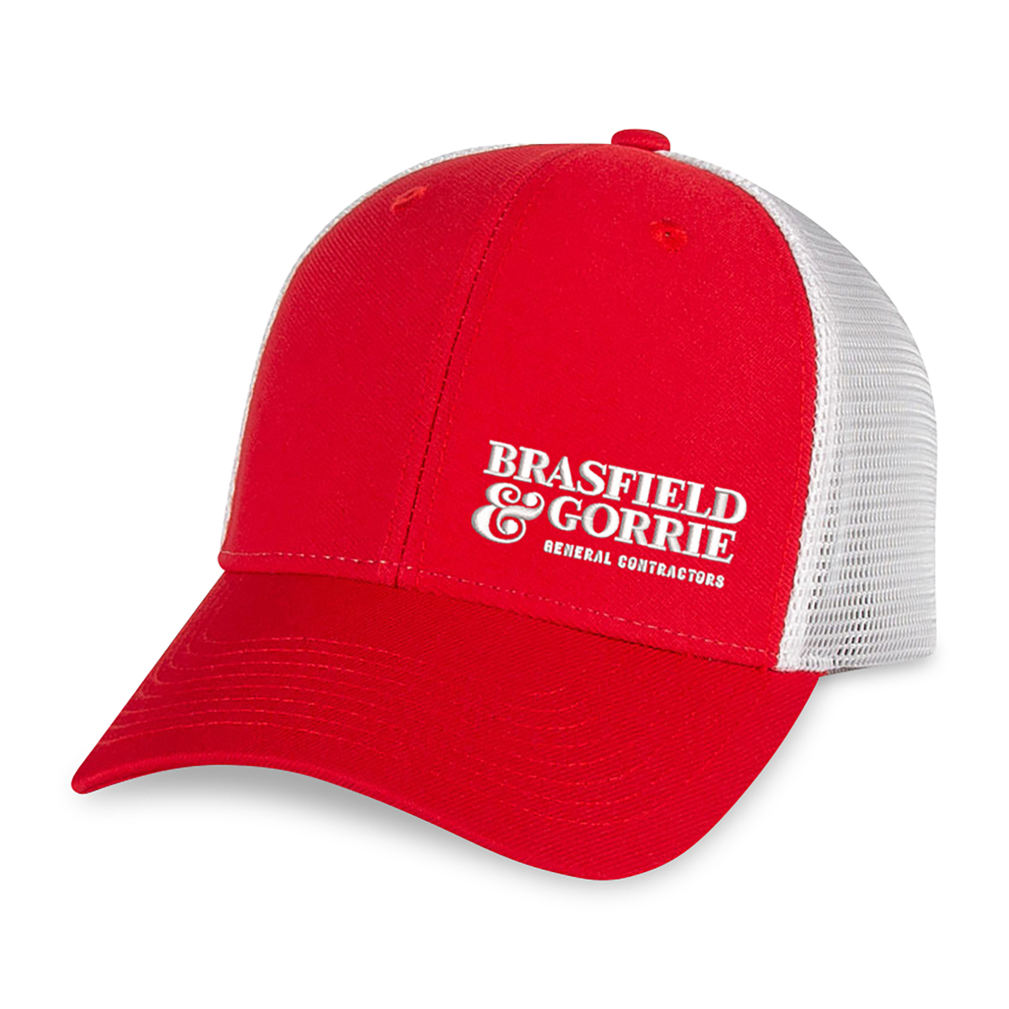 Picture of Merrimack Hat Co. Casey Performance Trucker - Red-White